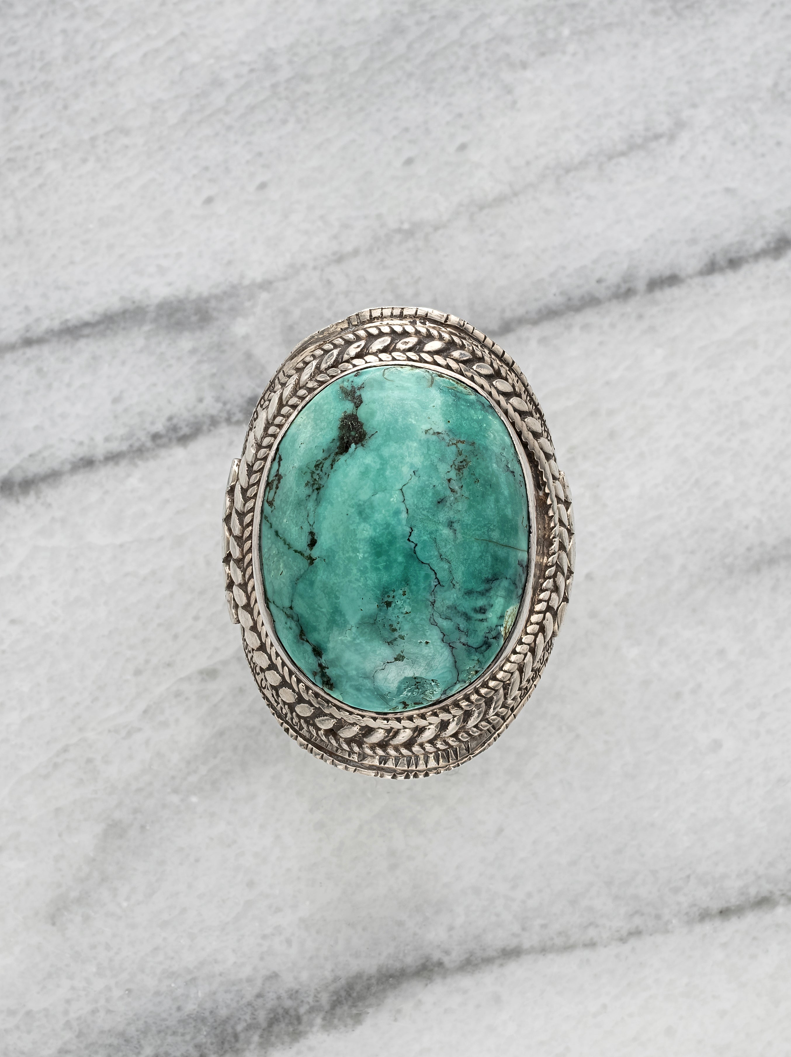 Vintage Turquoise Statement Ring