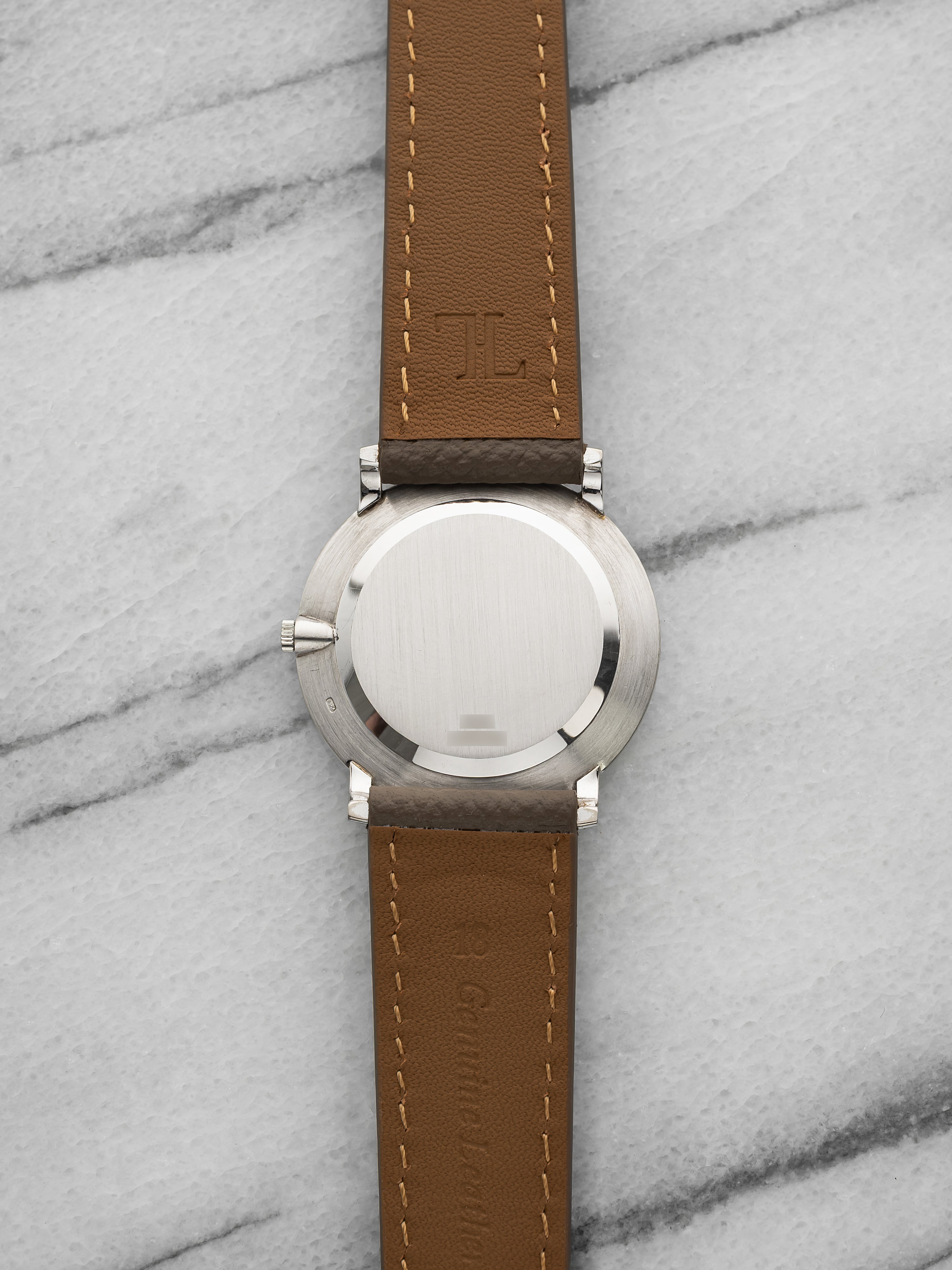 Vintage 1970s Piaget Ultra Thin 912 18K WG Silver Sunburst Dial Manual 32 mm