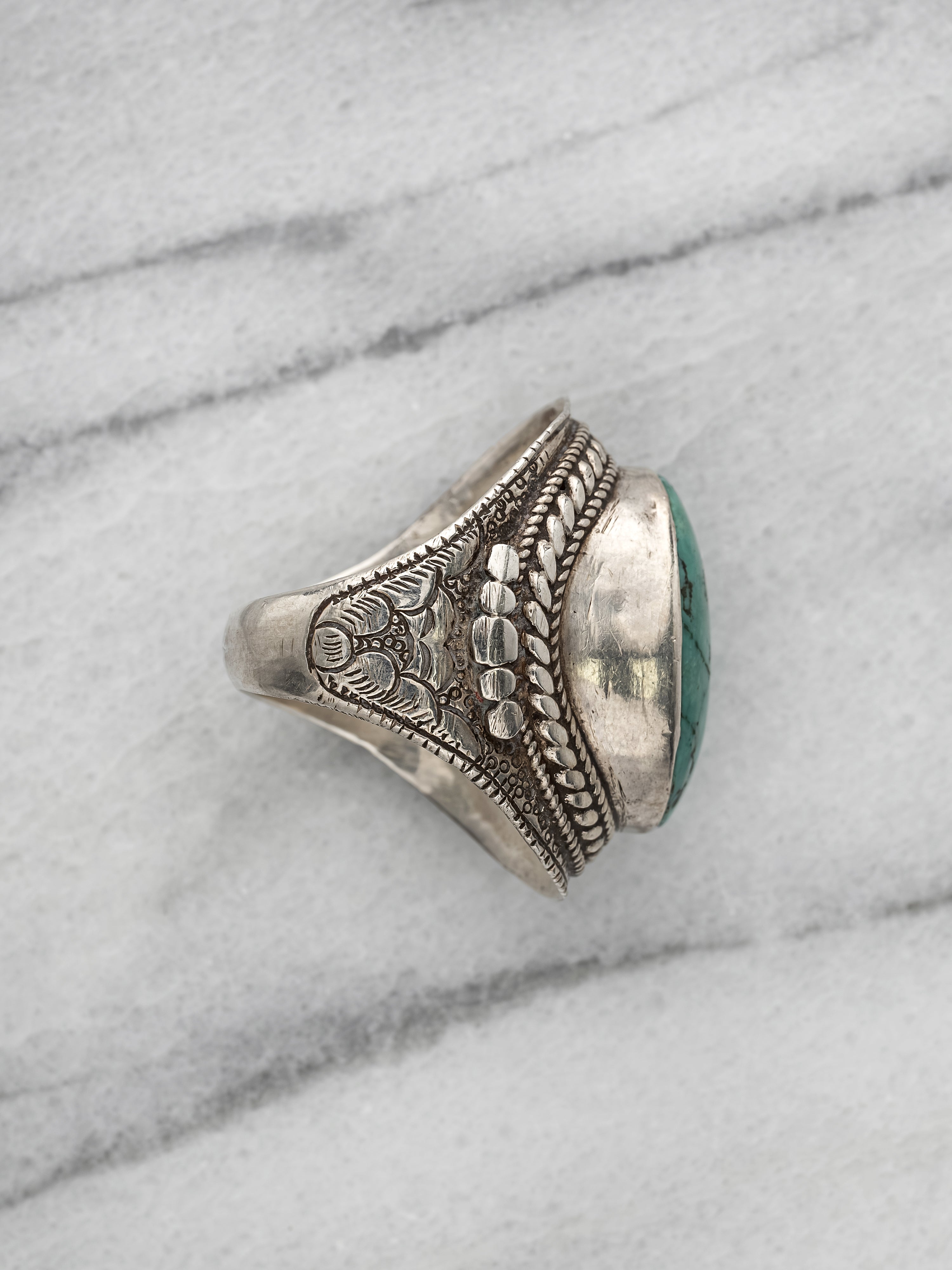 Vintage Turquoise Statement Ring