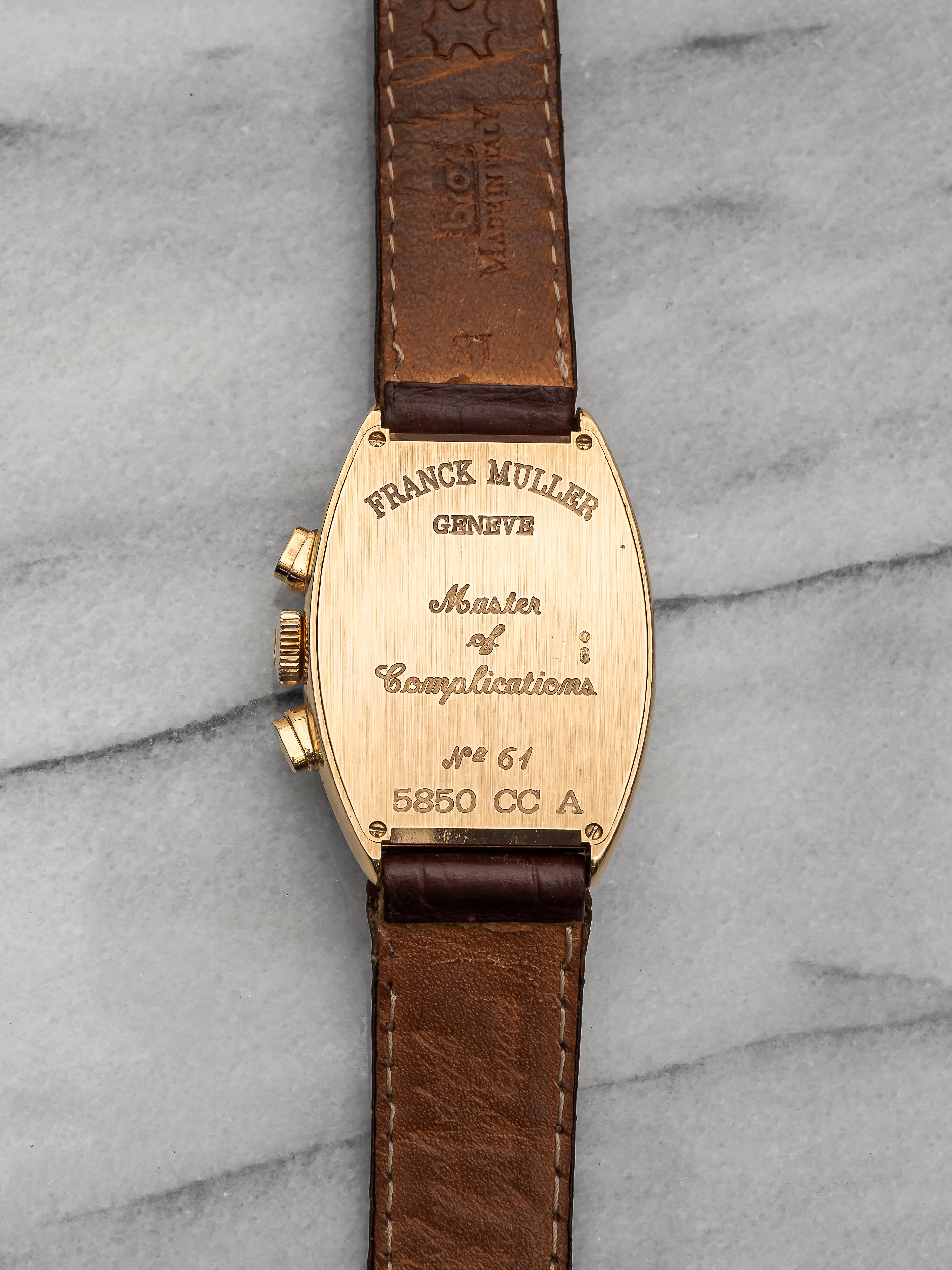 Franck Muller Chronograph – 18K Yellow Gold
