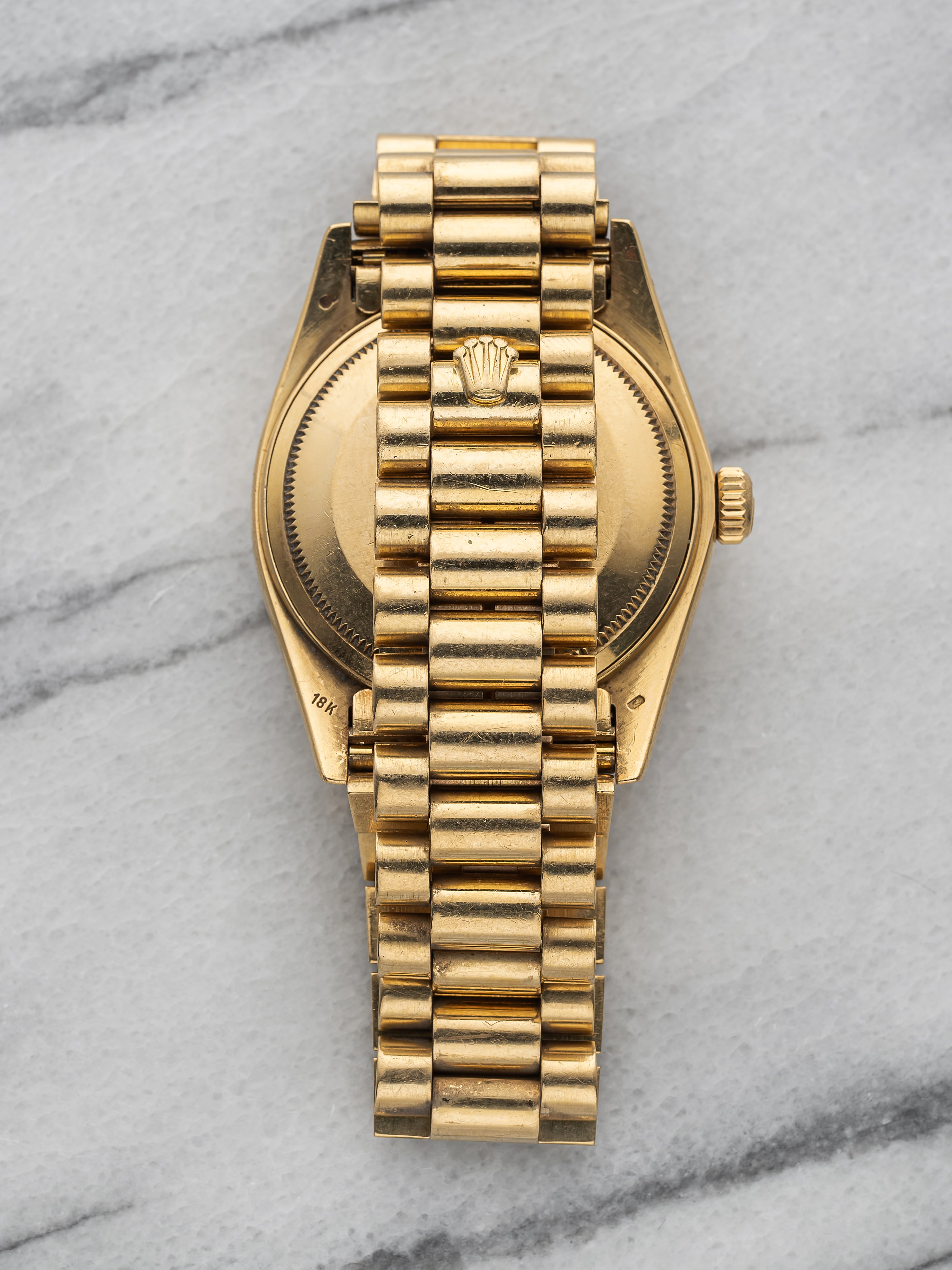 Rolex Daydate 18038 - Burlwood Dial.