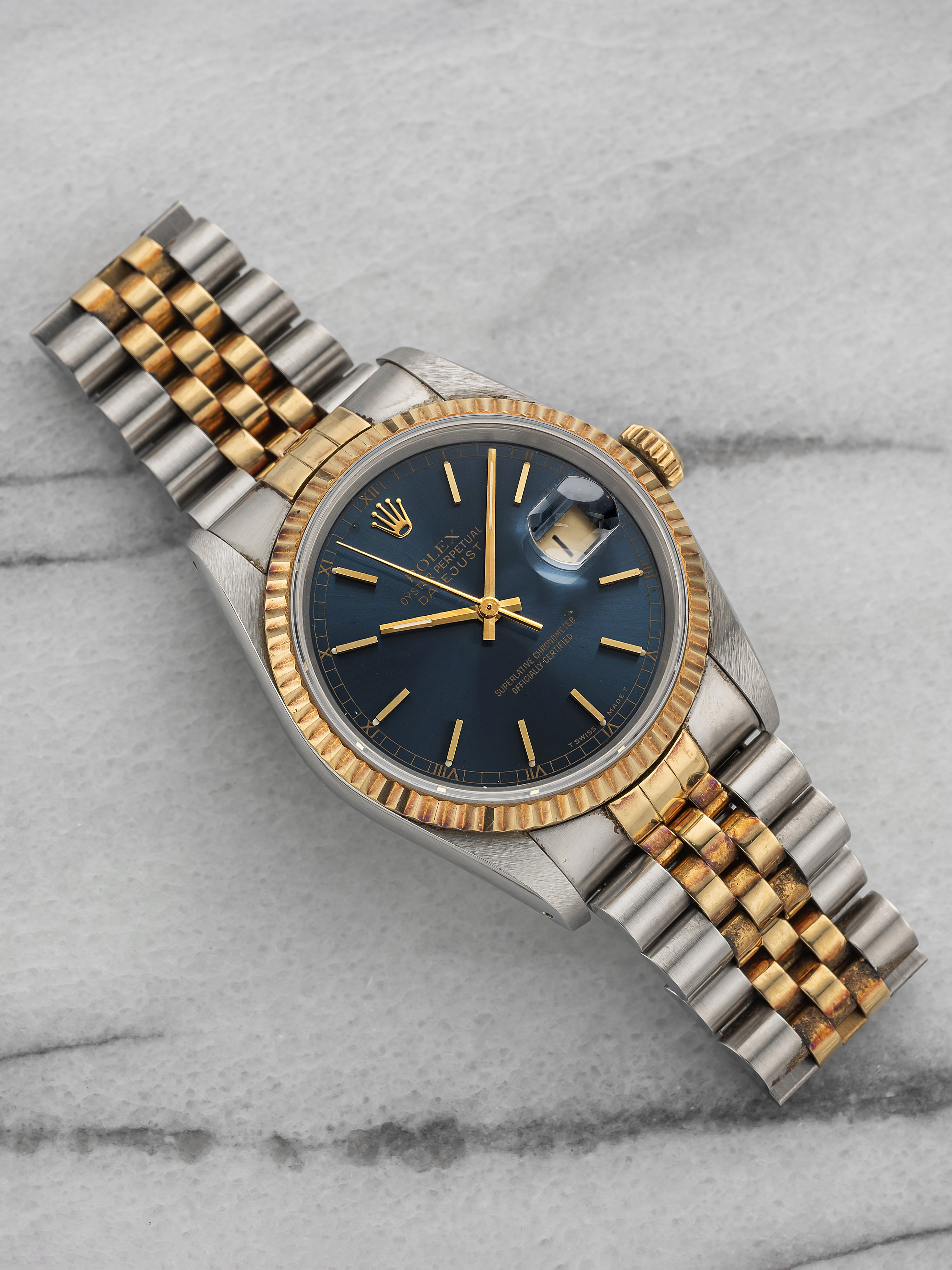 Rolex Datejust 16233 - Blue Dial.