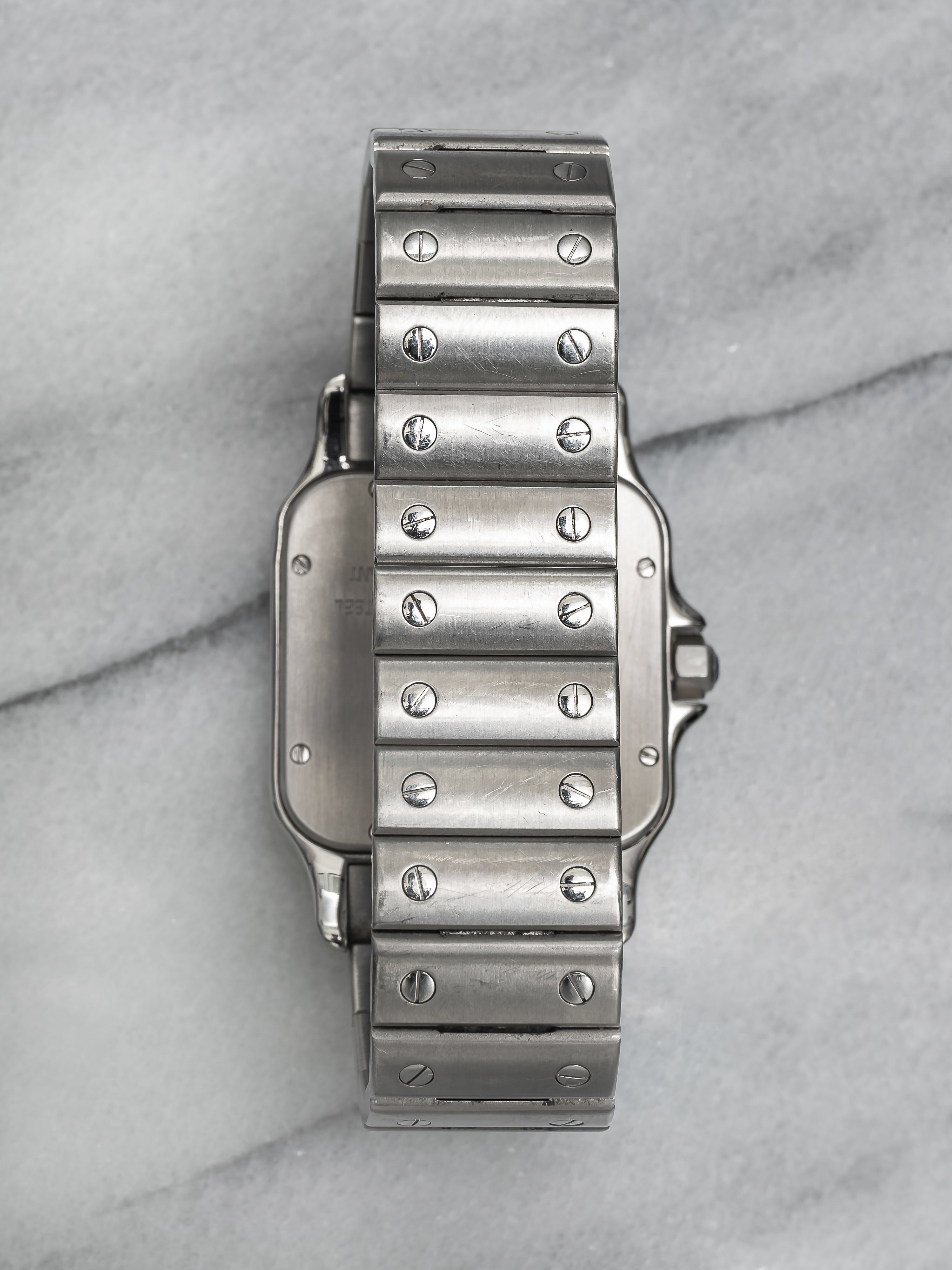 Cartier Santos 2823– White Roman Dial