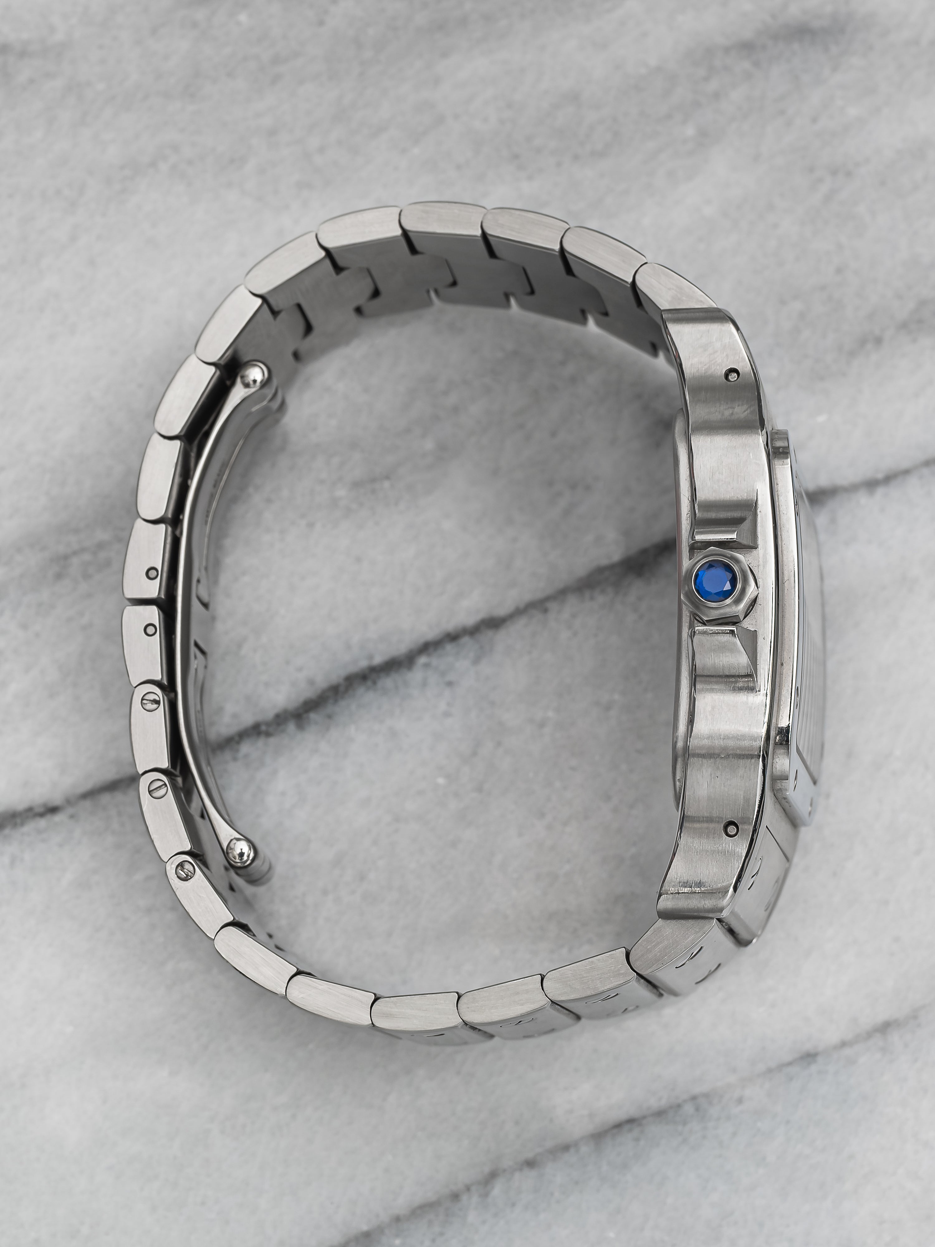 Cartier Santos 2823– White Roman Dial