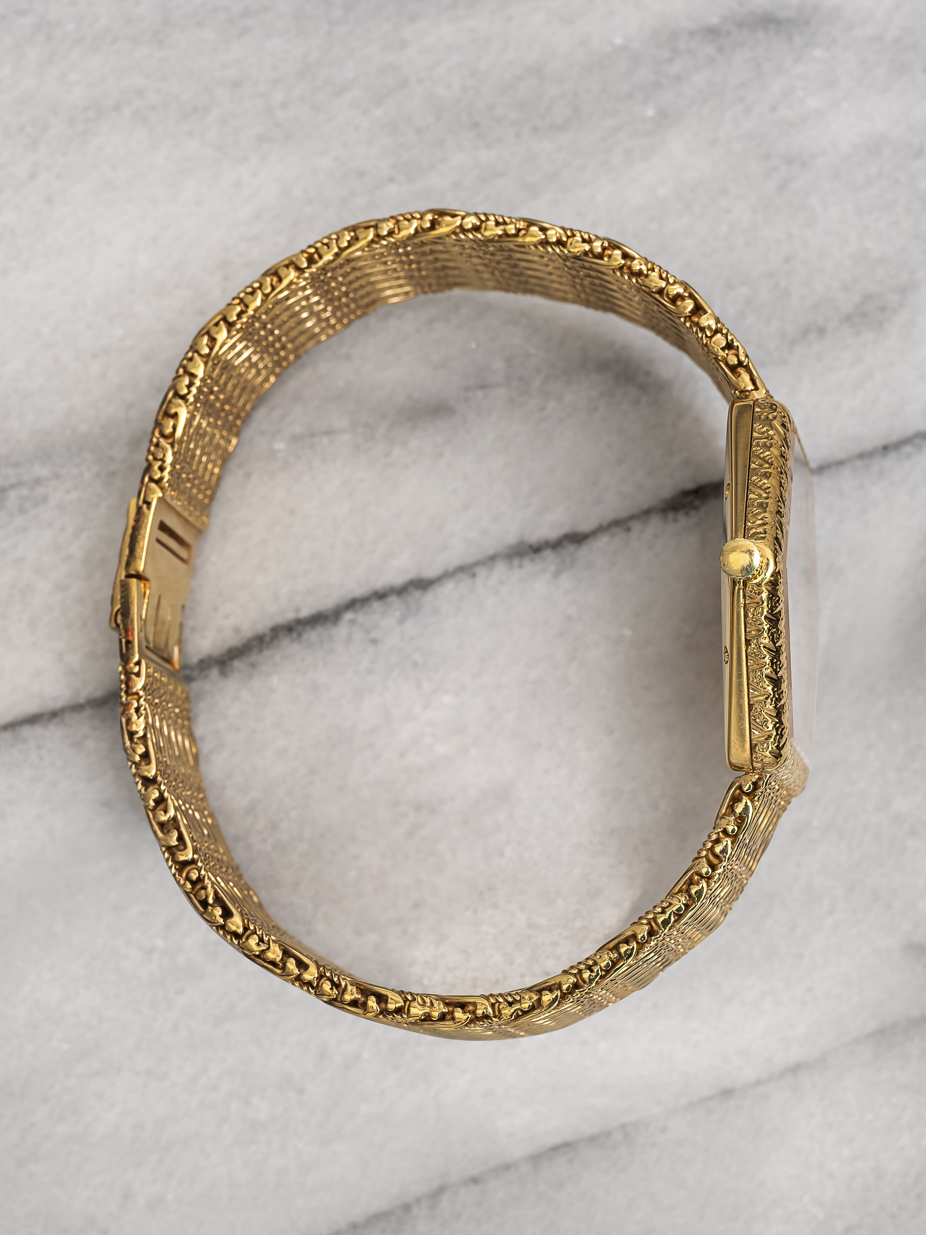 Piaget Hexagon – Jade & Diamond Pave Dial