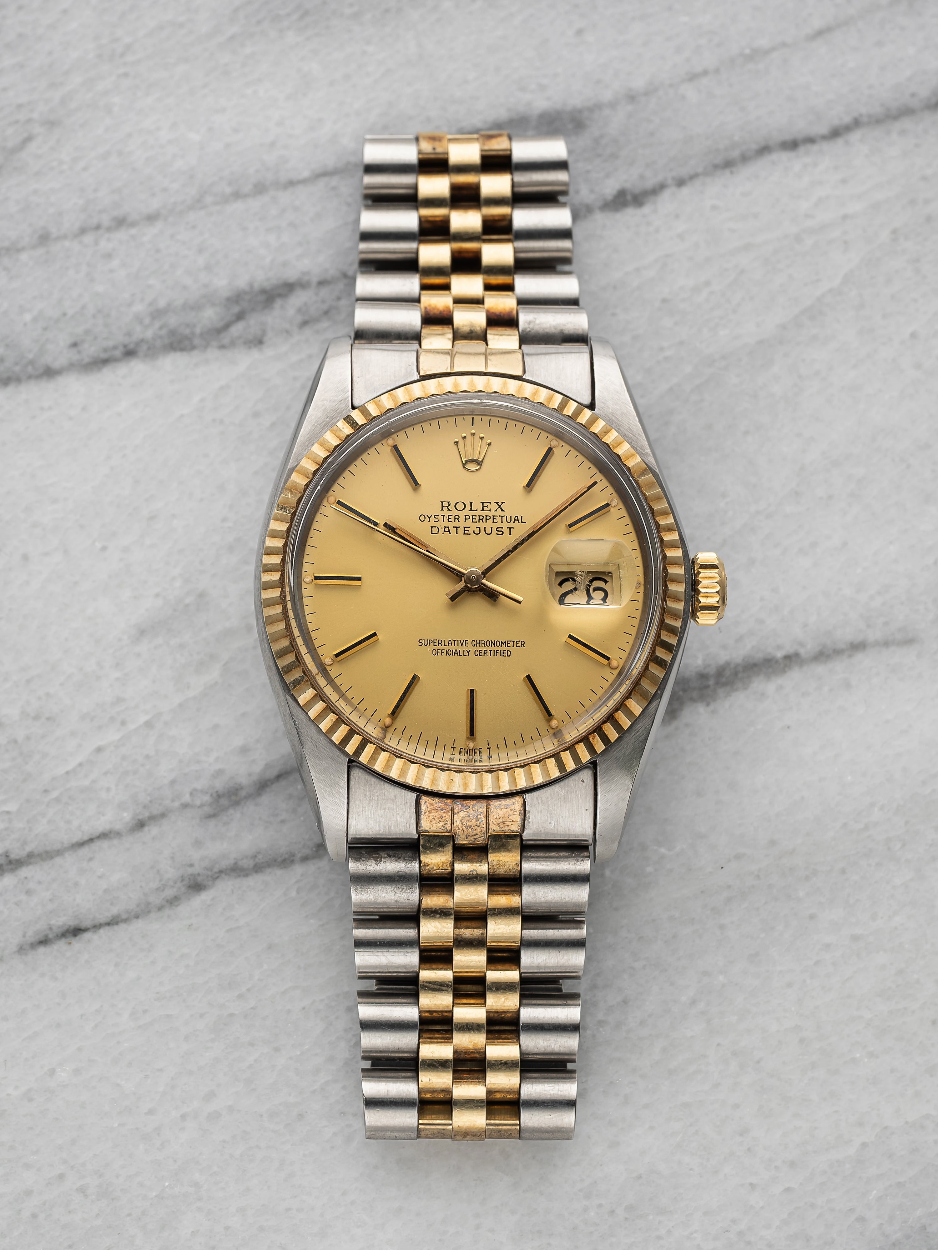 1978 Rolex Datejust 16013 - Matte Lemon Dial