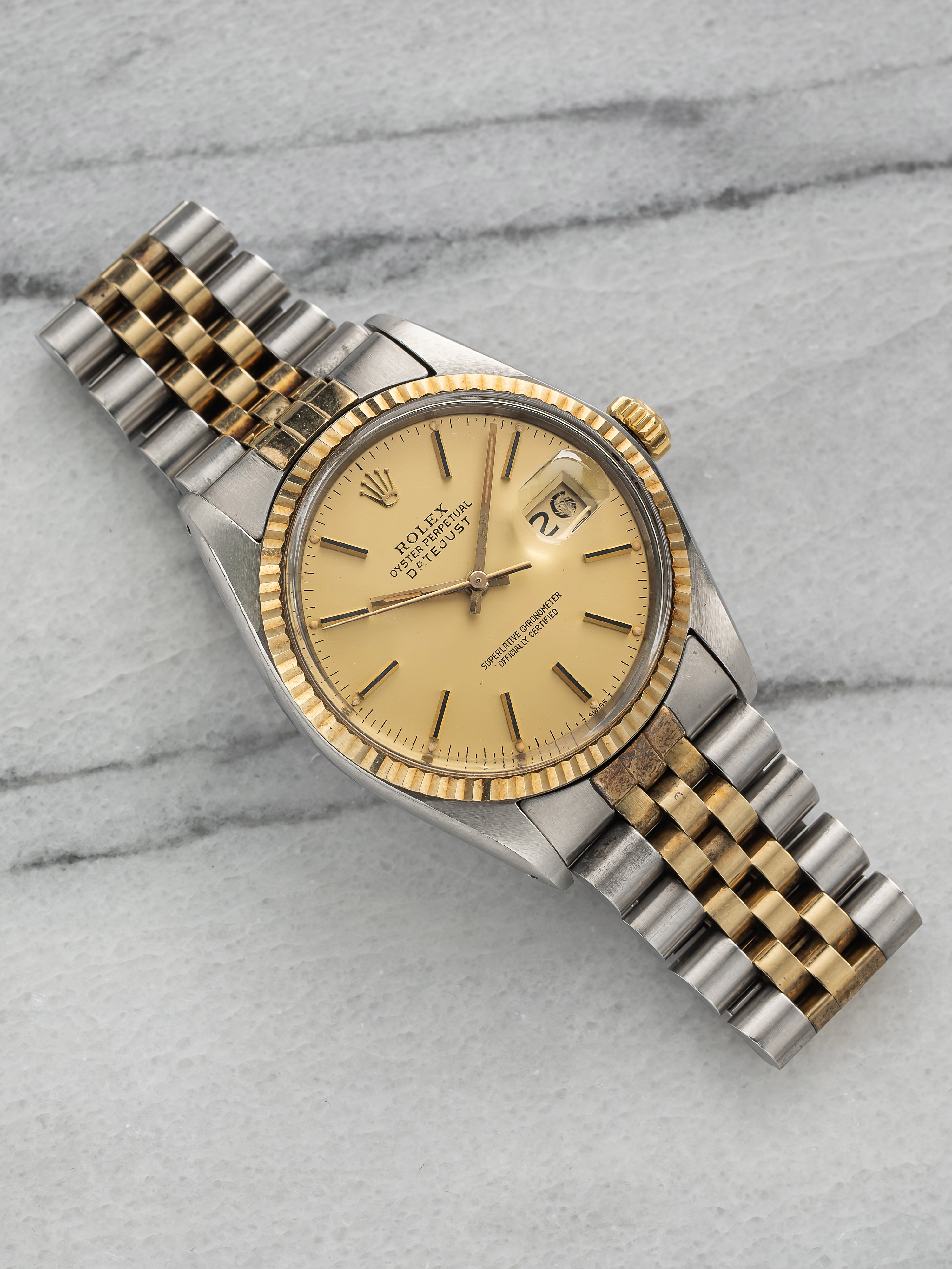 Rolex Datejust 16013 - Matte Lemon.