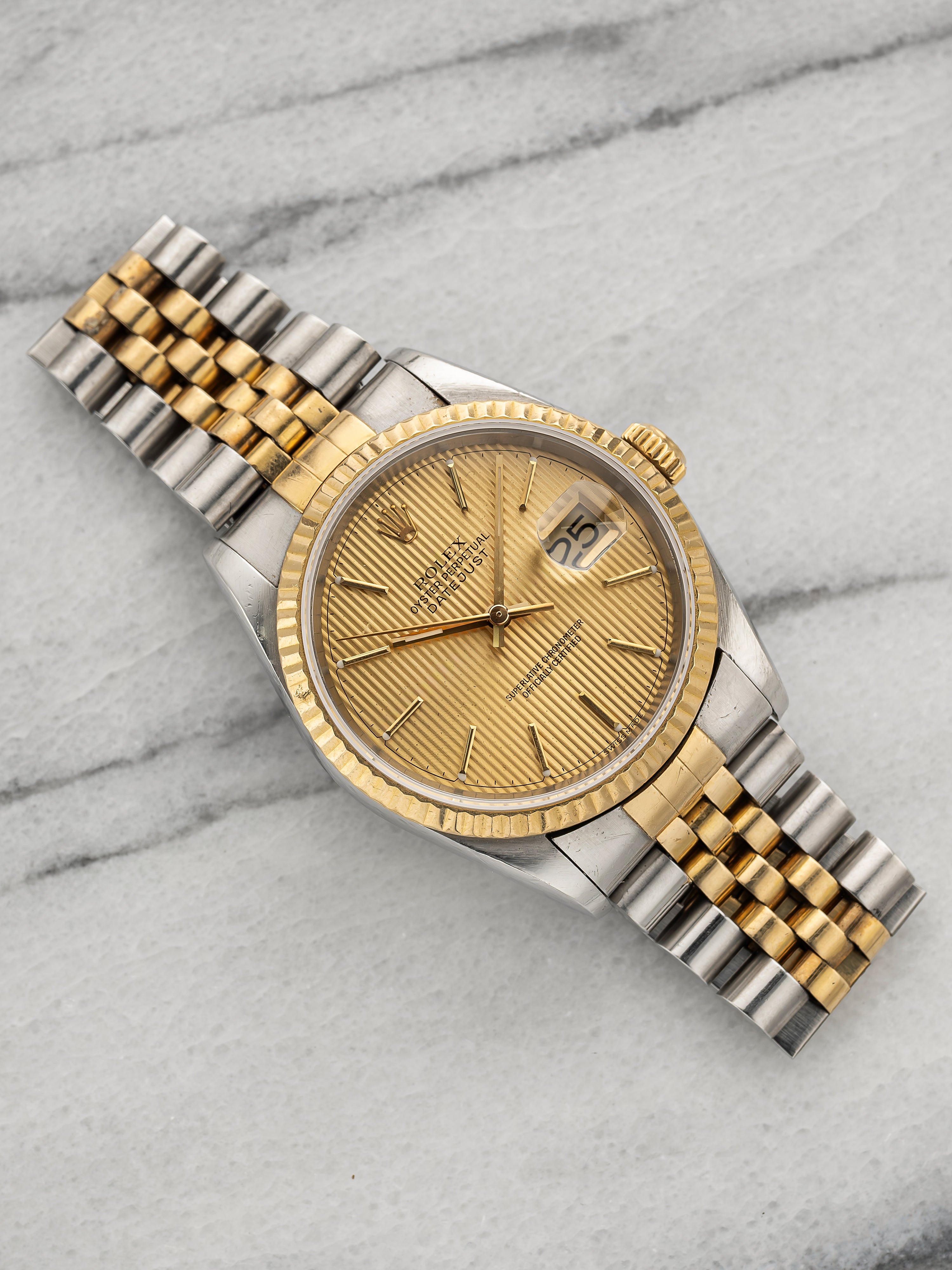 Rolex Datejust 16233 - Tapestry Dial.