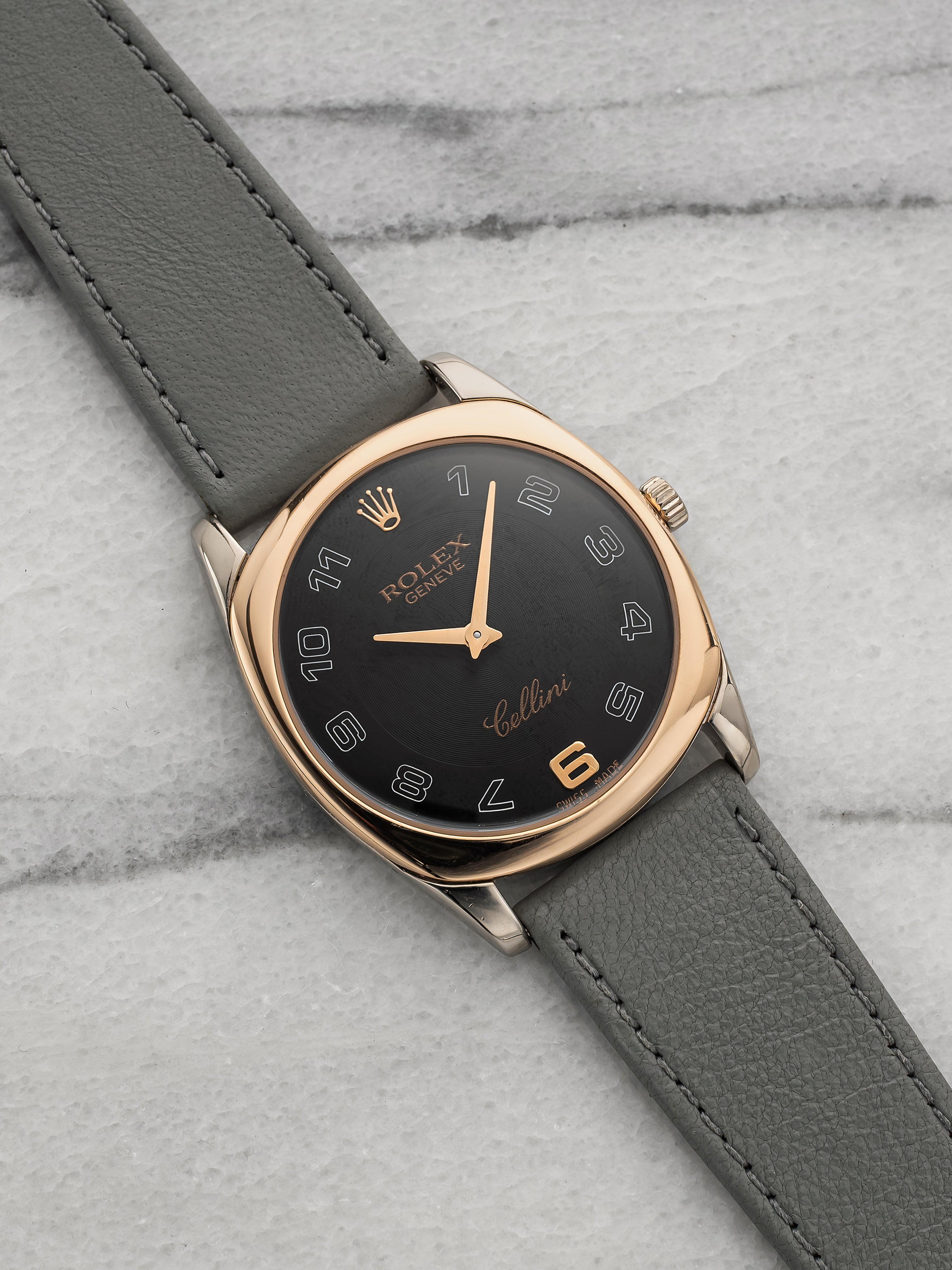 Rolex Cellini 4233 - Black Arabic Dial.