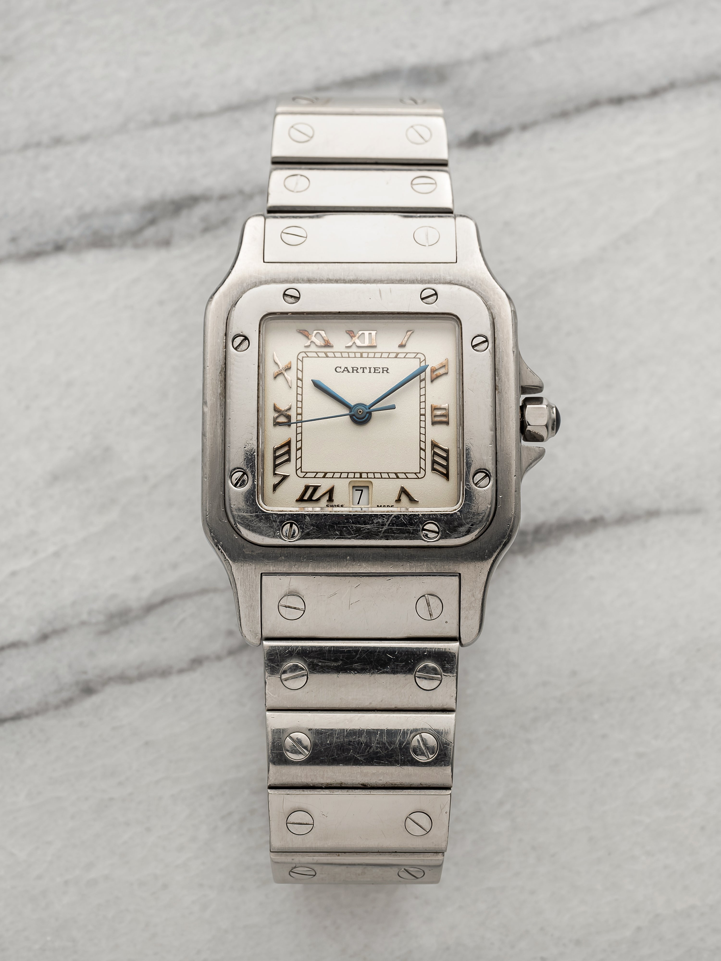 Cartier Santos 1564 - Cream Dial.