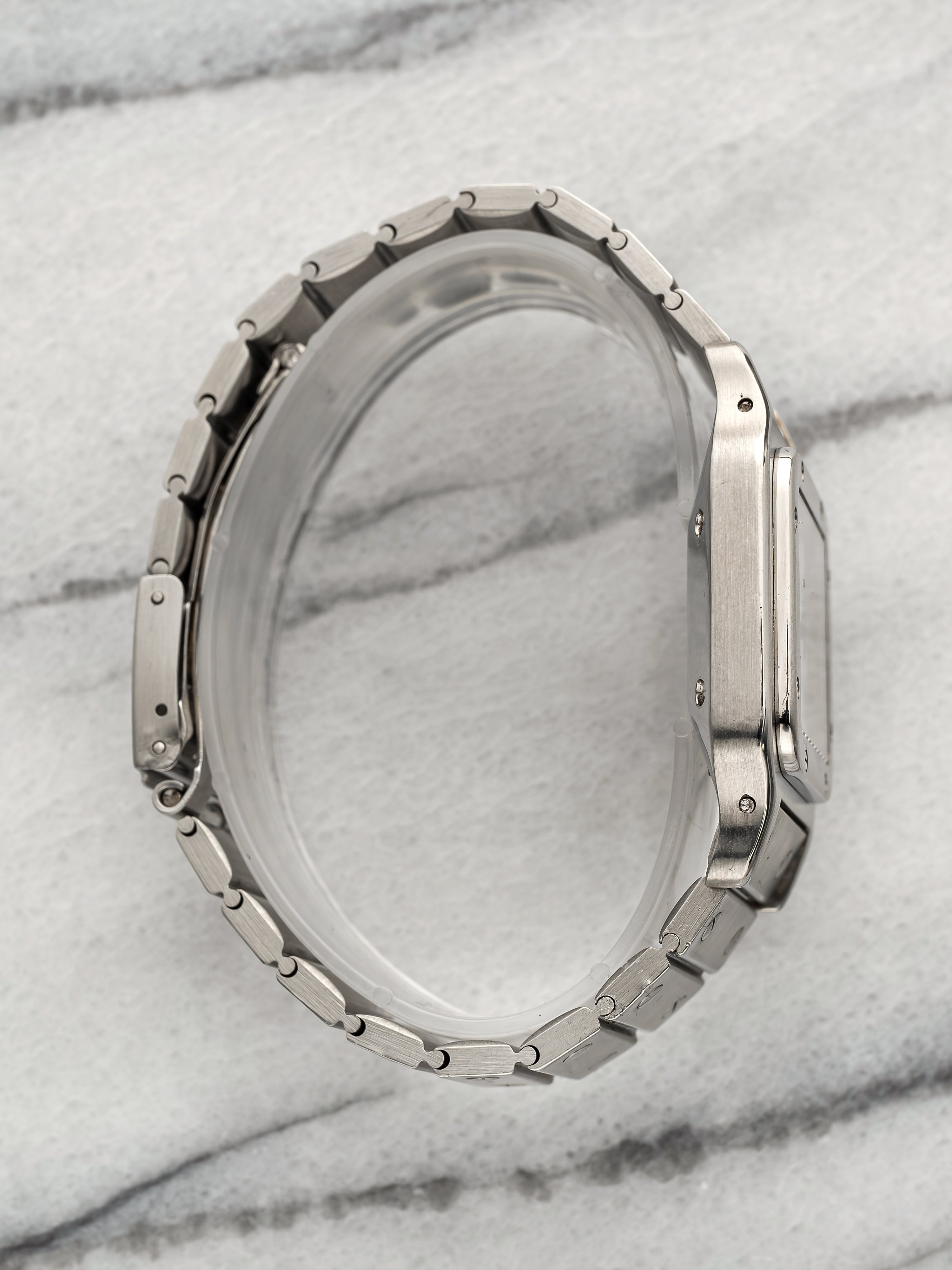 Cartier Santos 2960 - White Roman Dial.