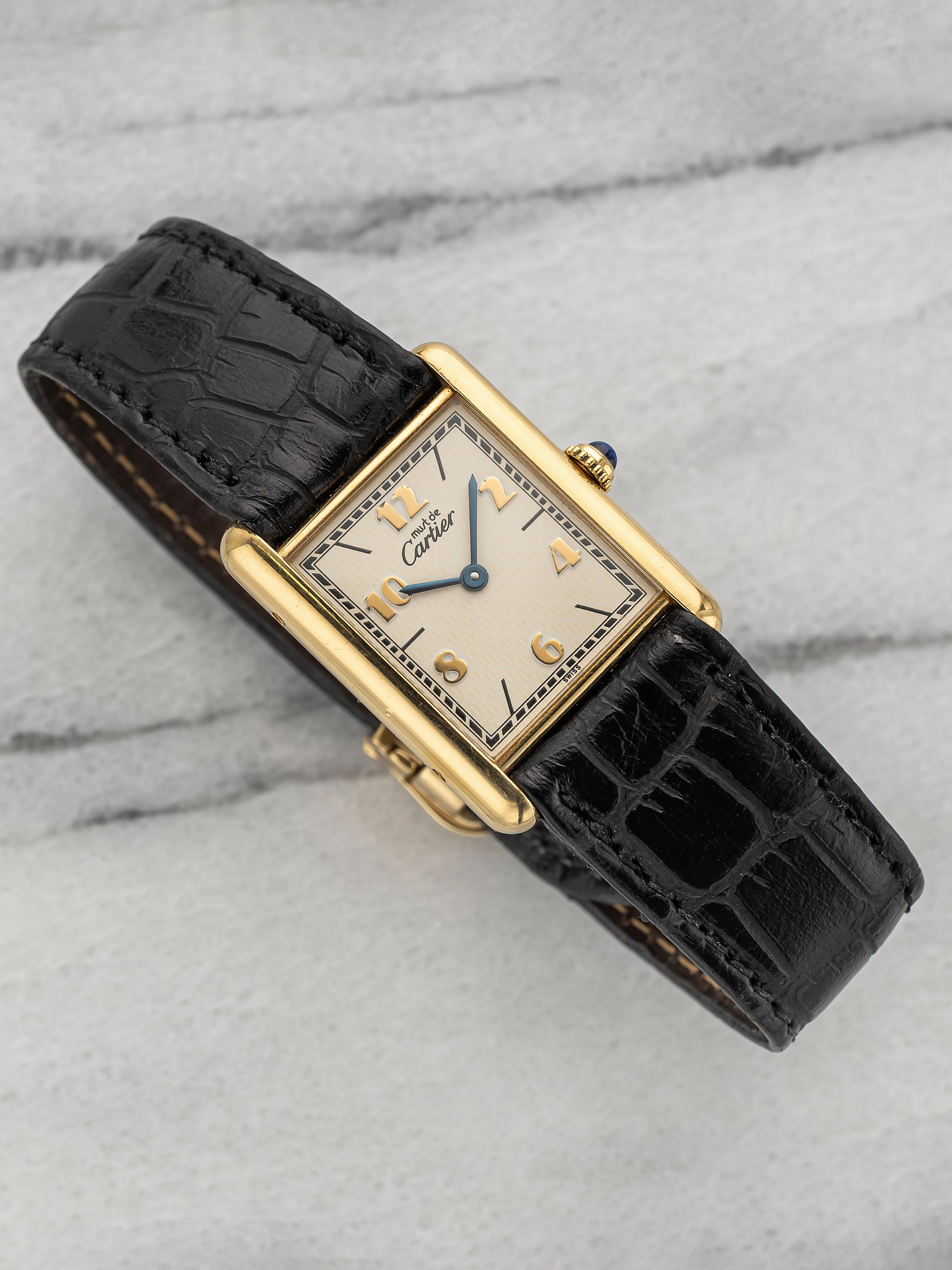 Cartier Tank - Arabic Numerals.