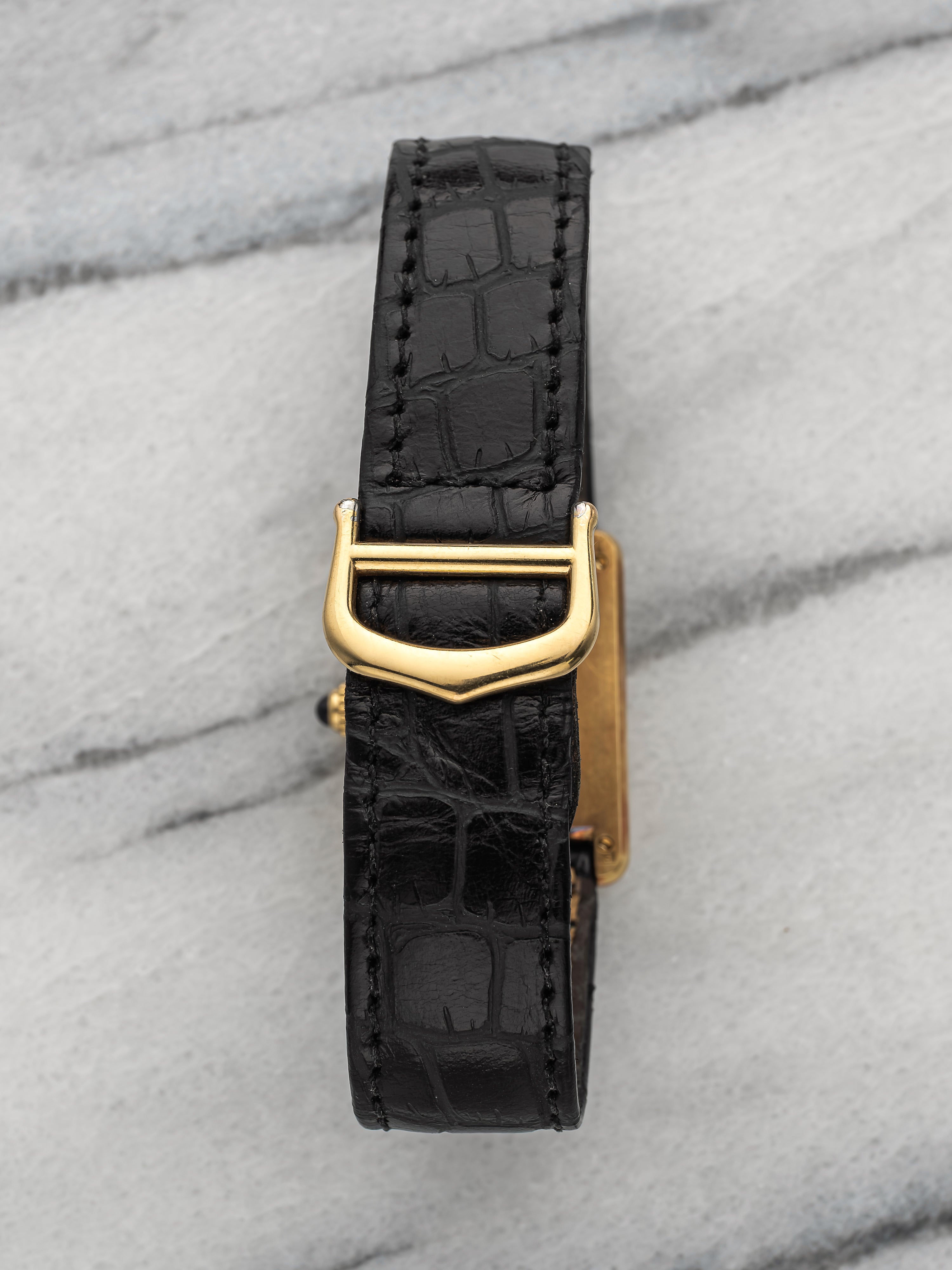 Cartier Tank - Arabic Numerals.