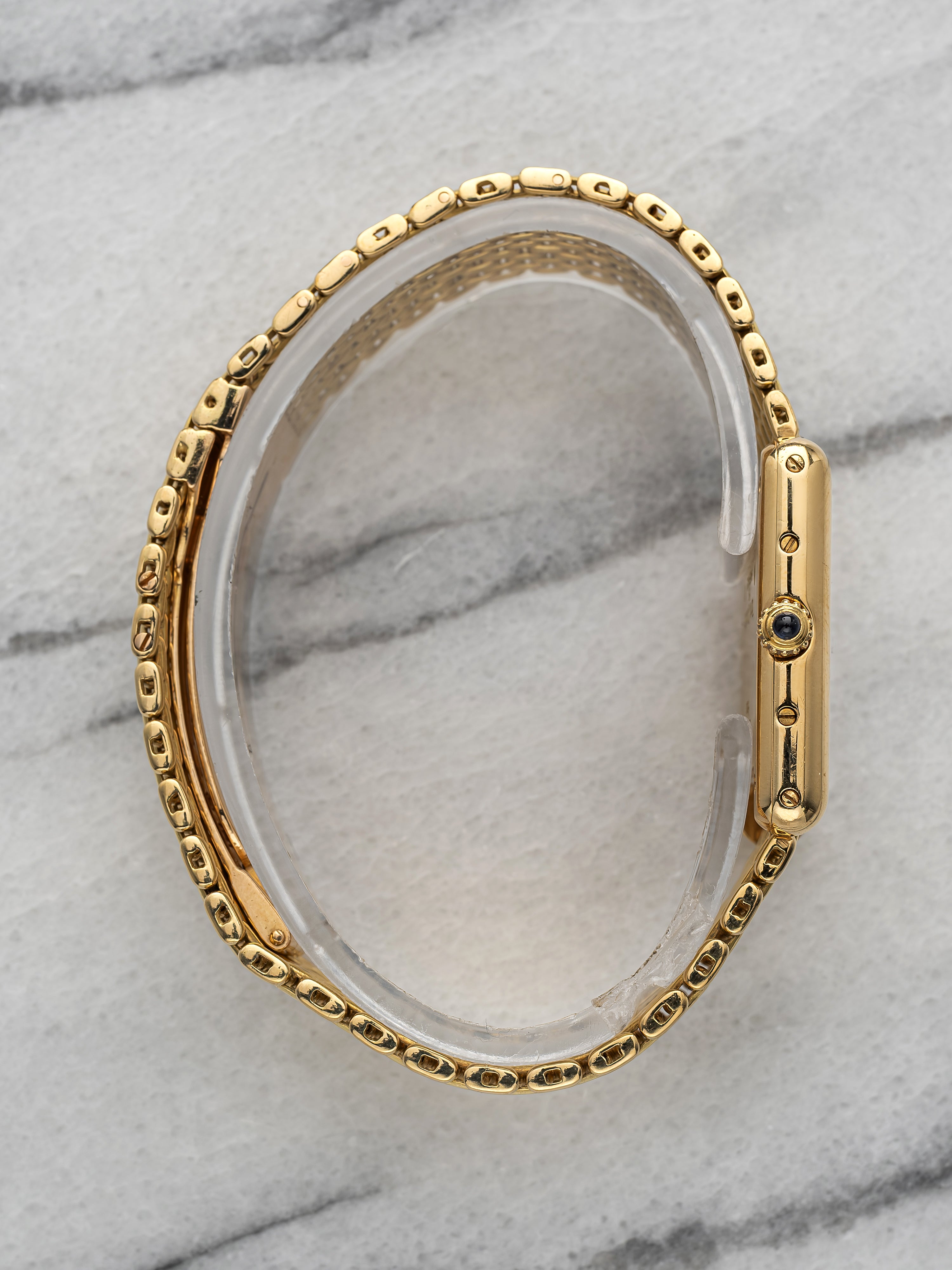 Ladies Cartier Tank - Mesh Bracelet