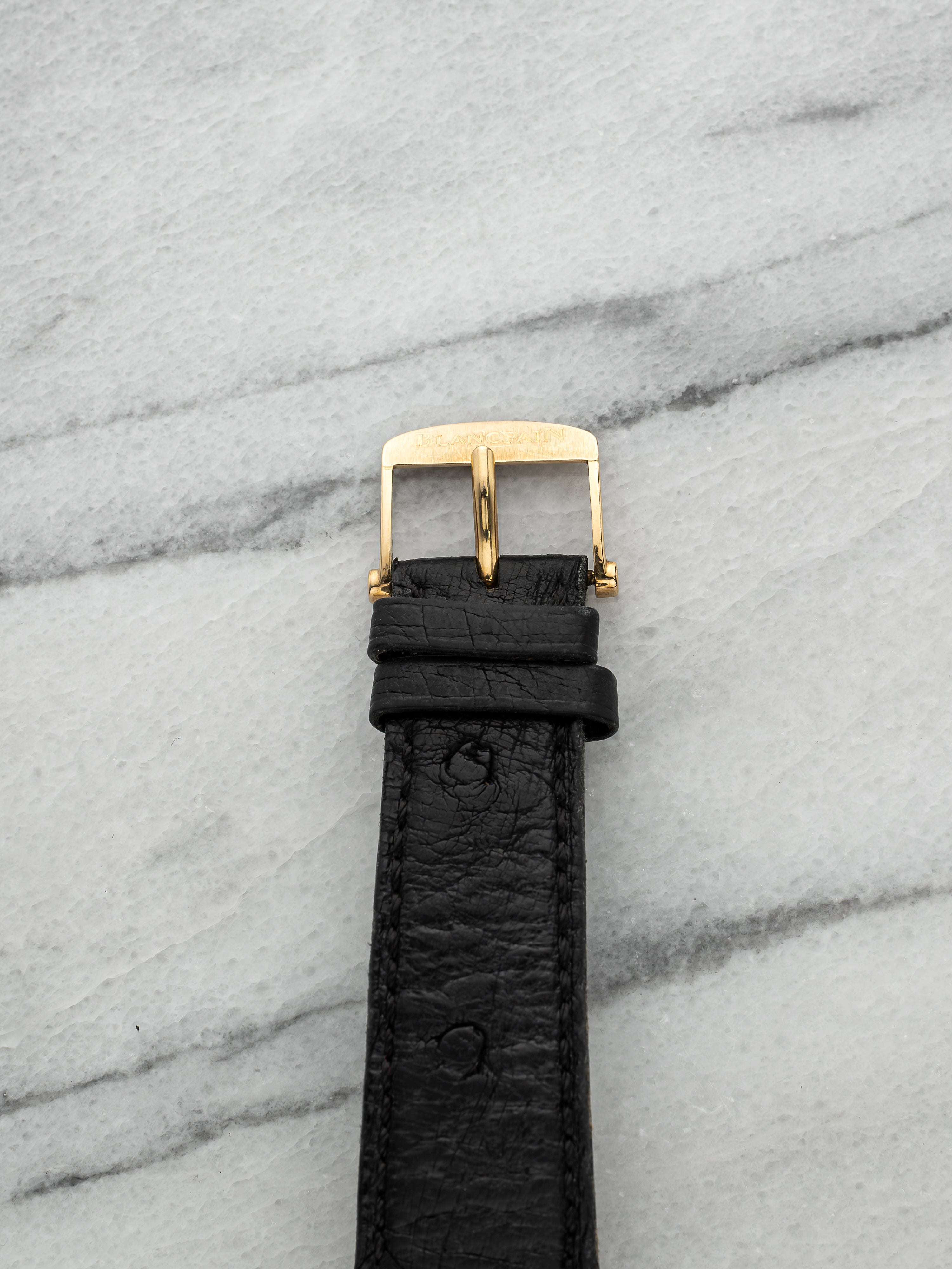 Blancpain Villeret Ultra-Slim 5015B – 18K Yellow Gold Silver Roman Dial