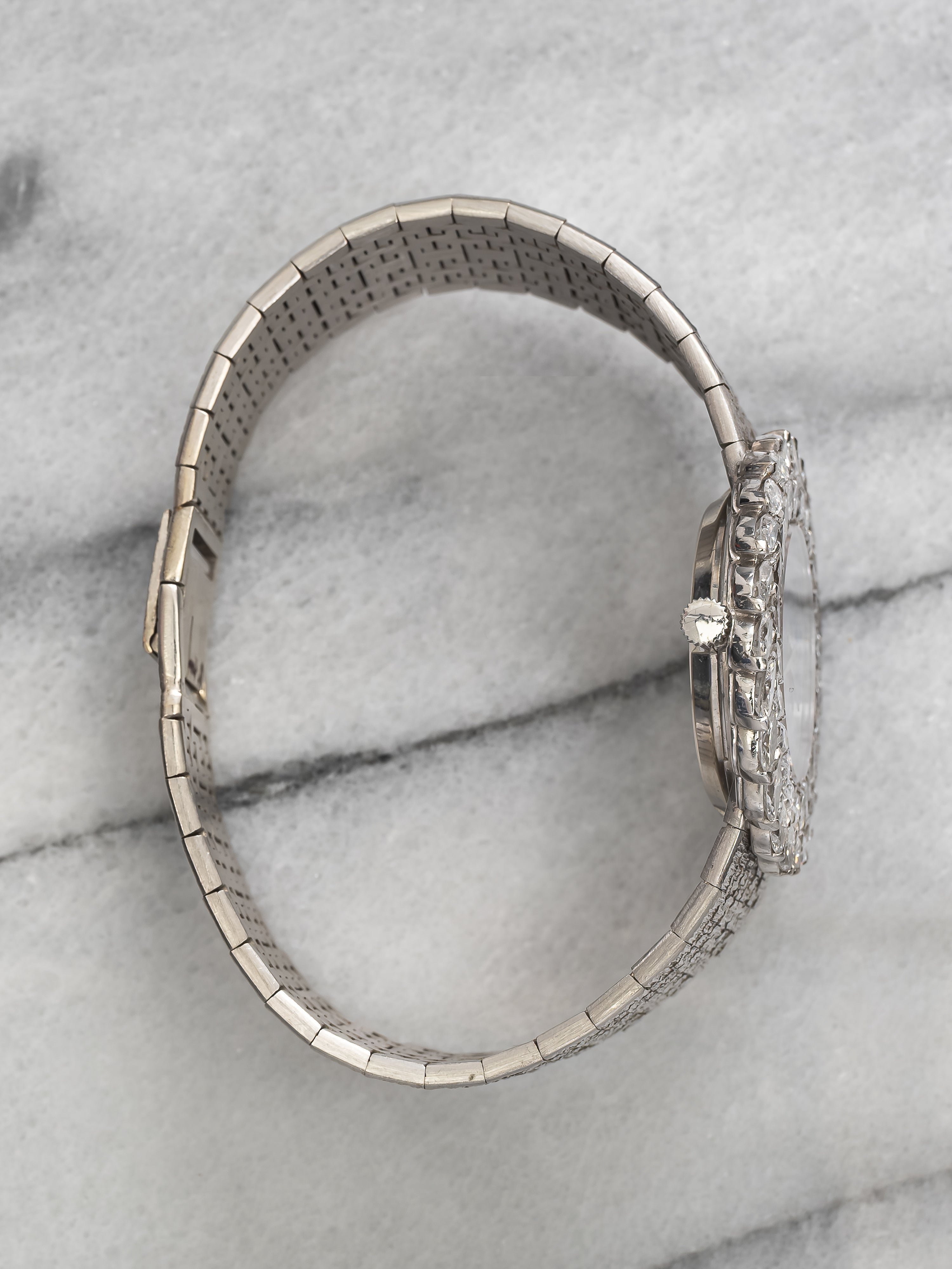 Piaget 9165 - Opal Dial & Diamond Marquis