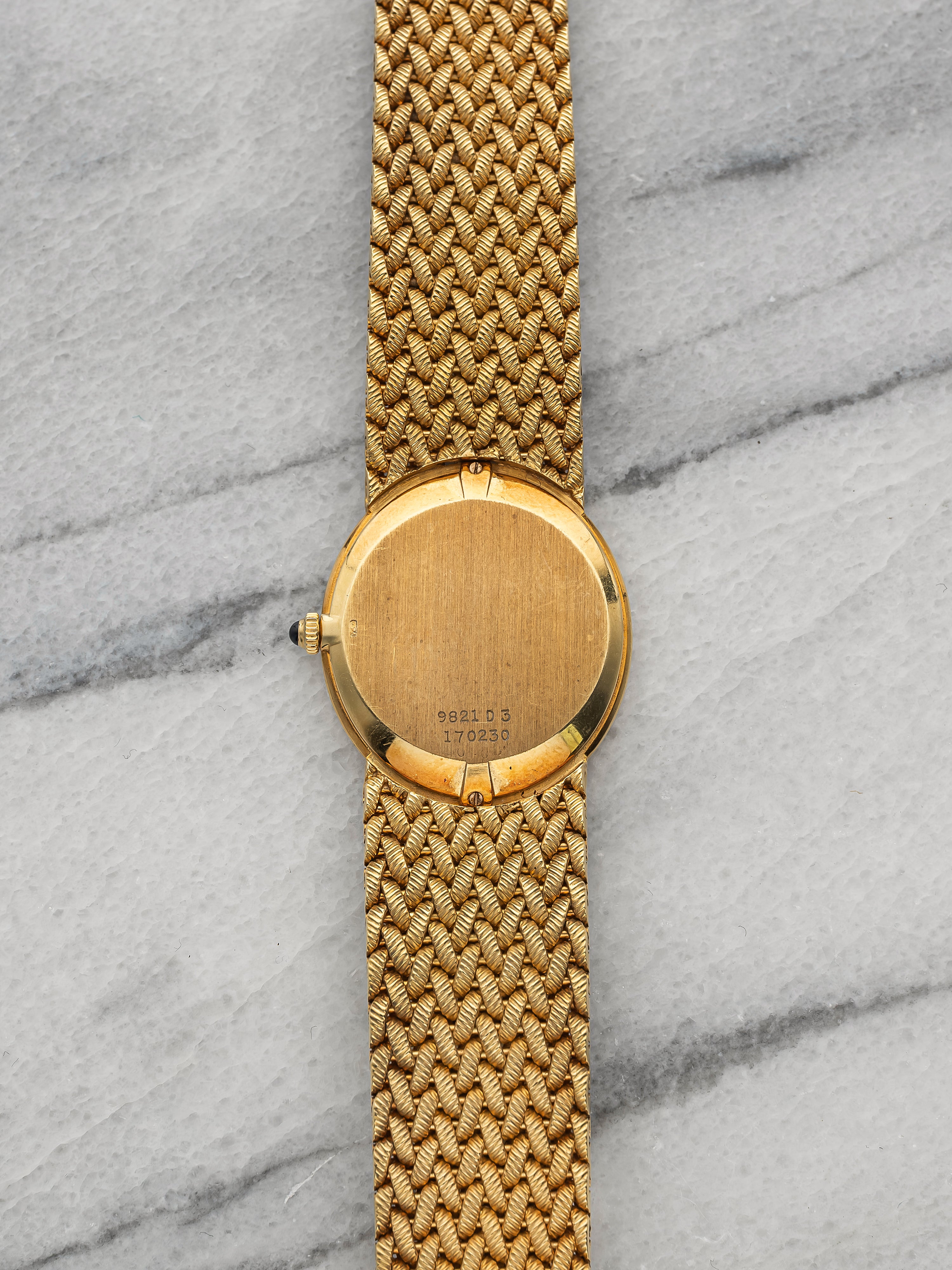 Piaget 9821 - Cartier Double Stamped