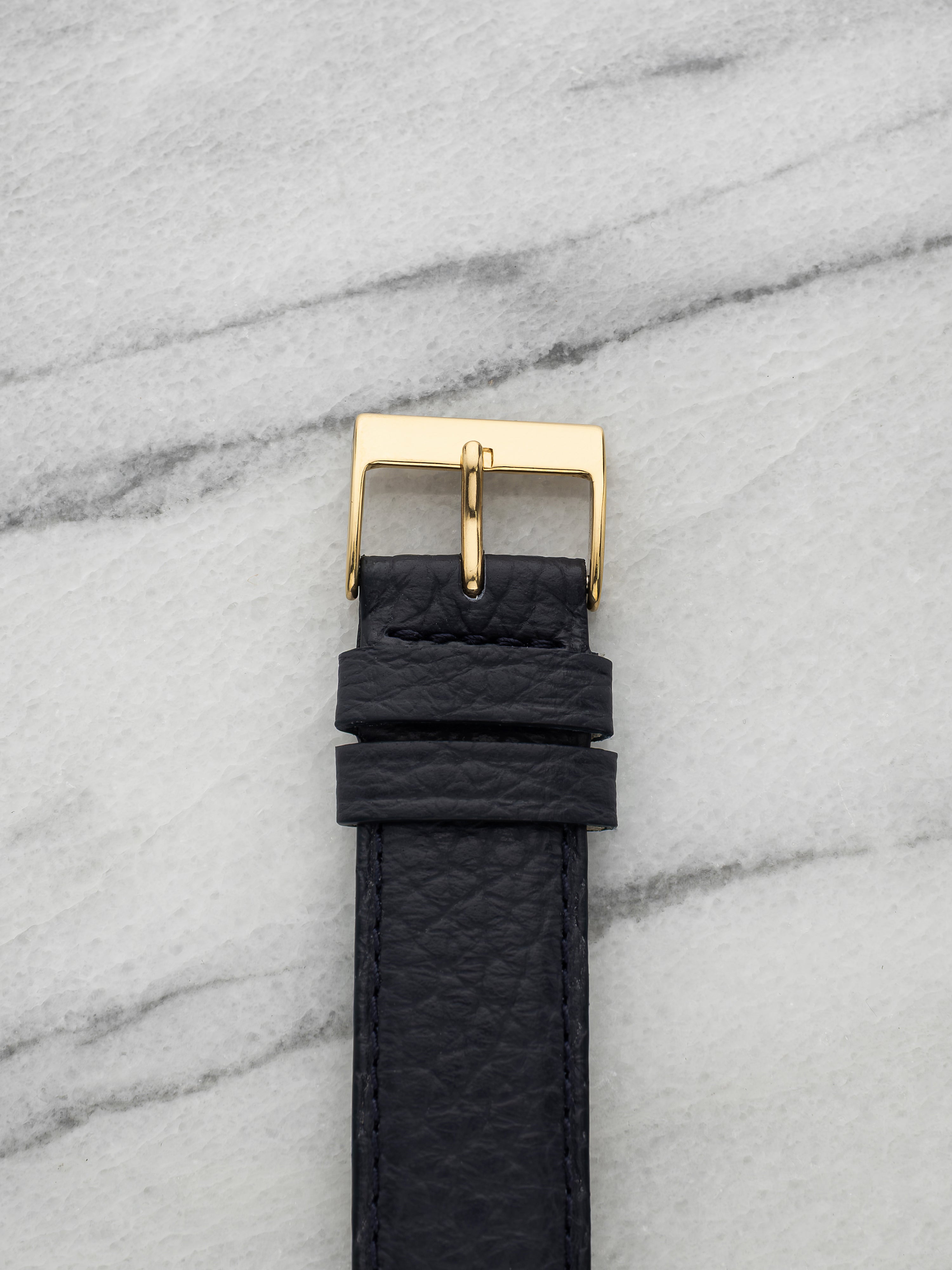 Movado Manual Wind – 18K Yellow Gold Stamped Gold Dial