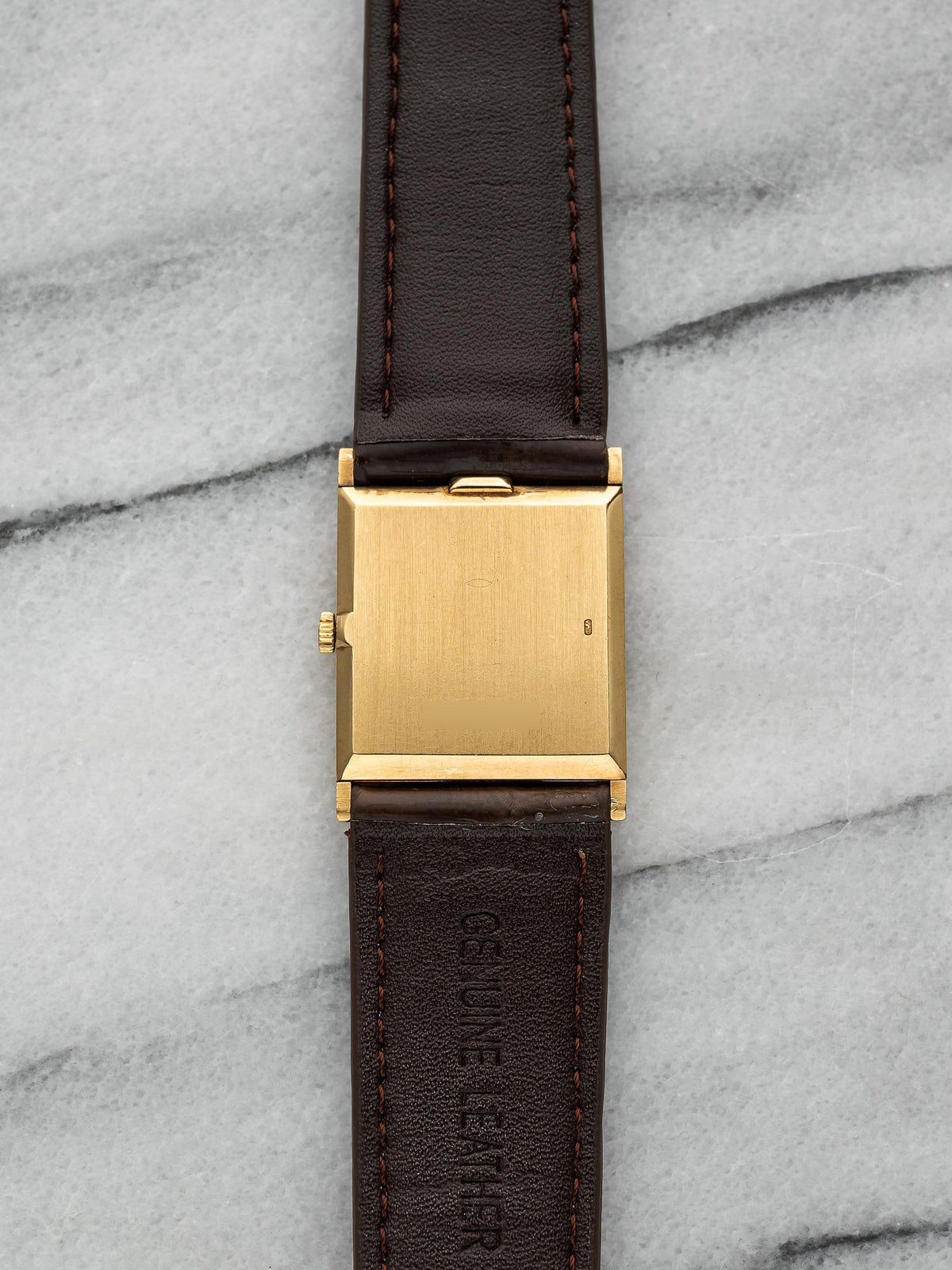 1975 Rolex Cellini 4014 Tank 18K YG Brushed Champagne Sigma Dial Manual 23mm