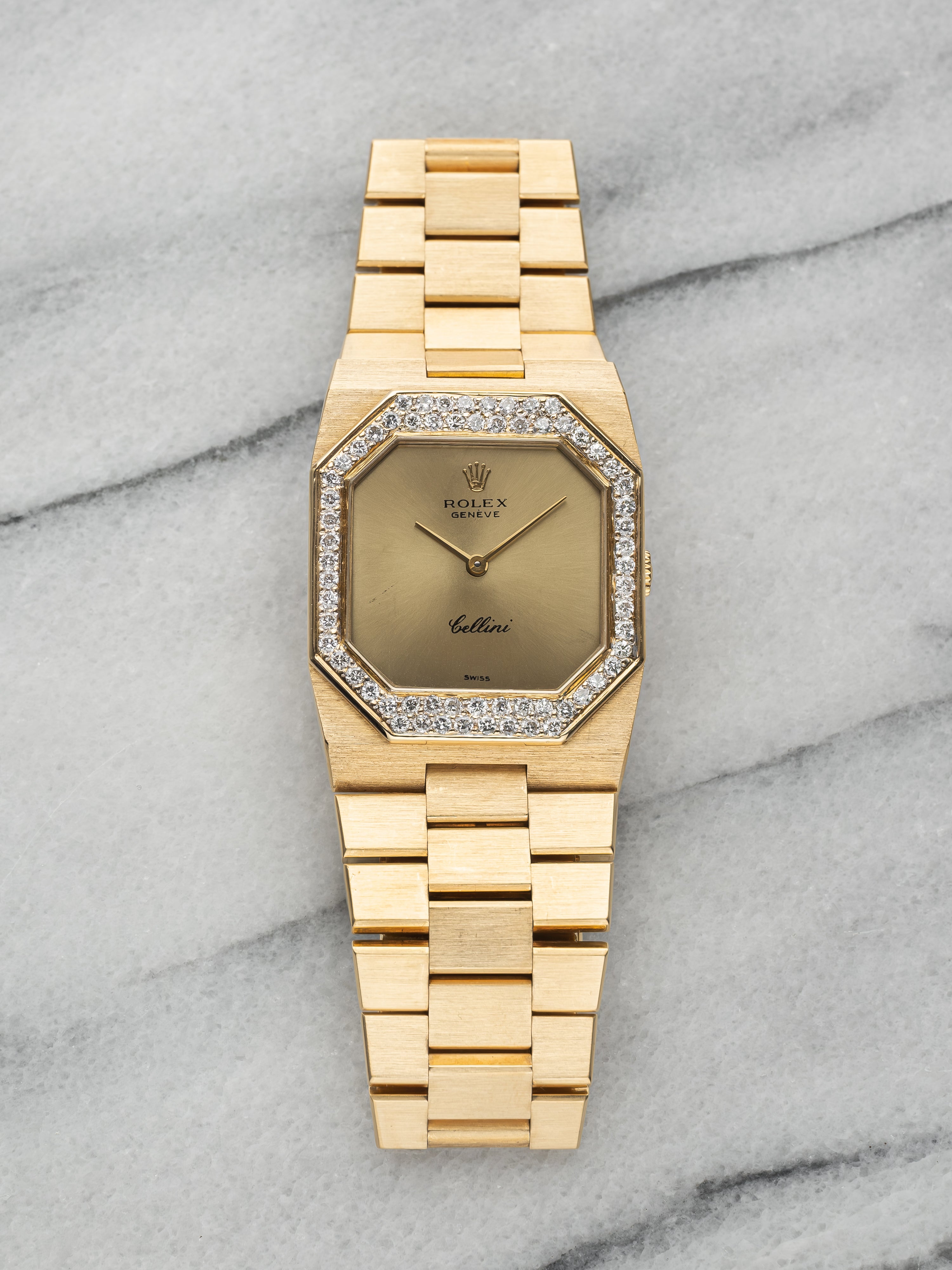 Rolex Cellini 4350 - Diamond Bezel