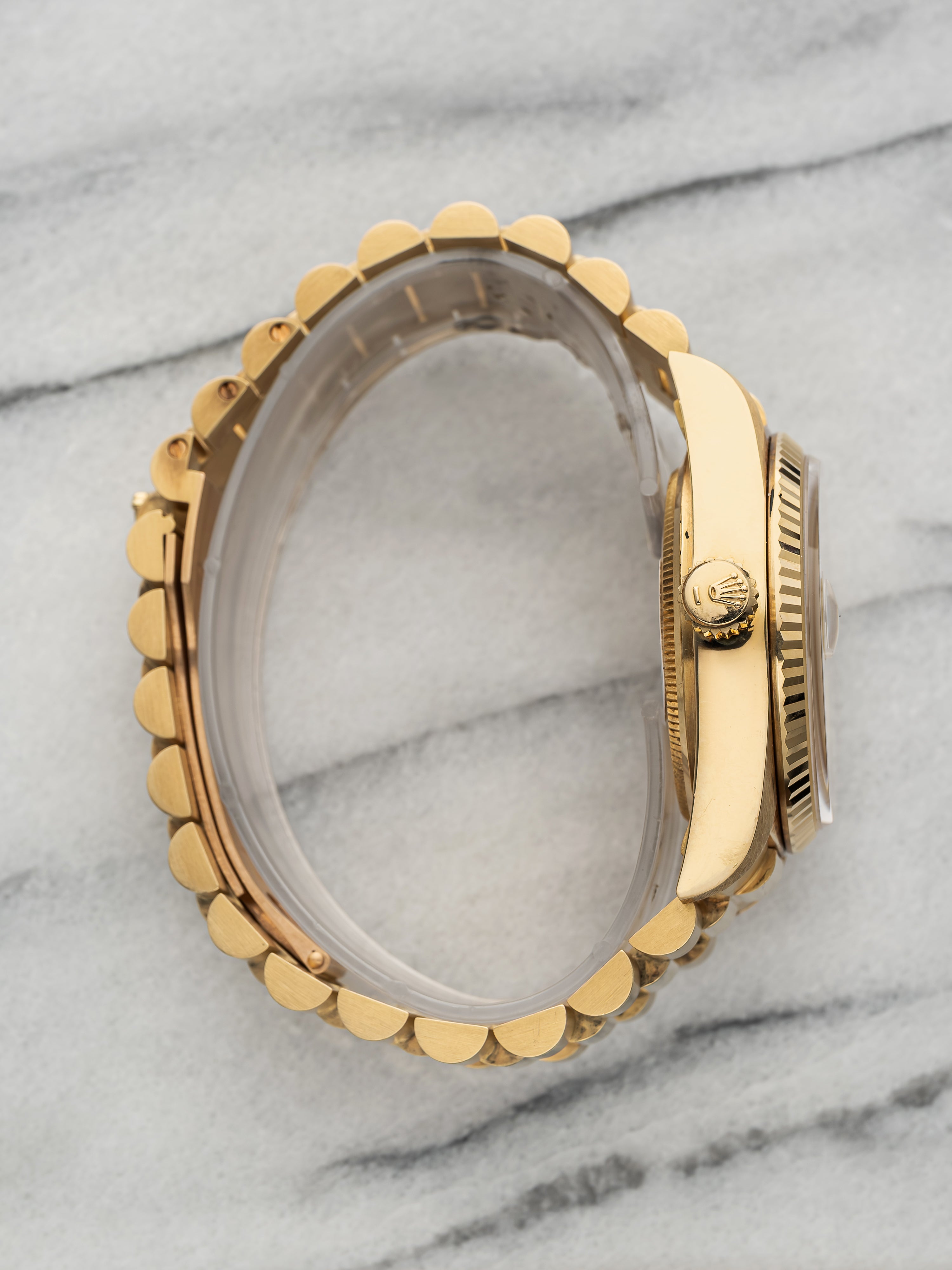 Rolex Daydate 18038 - Silver Dial.