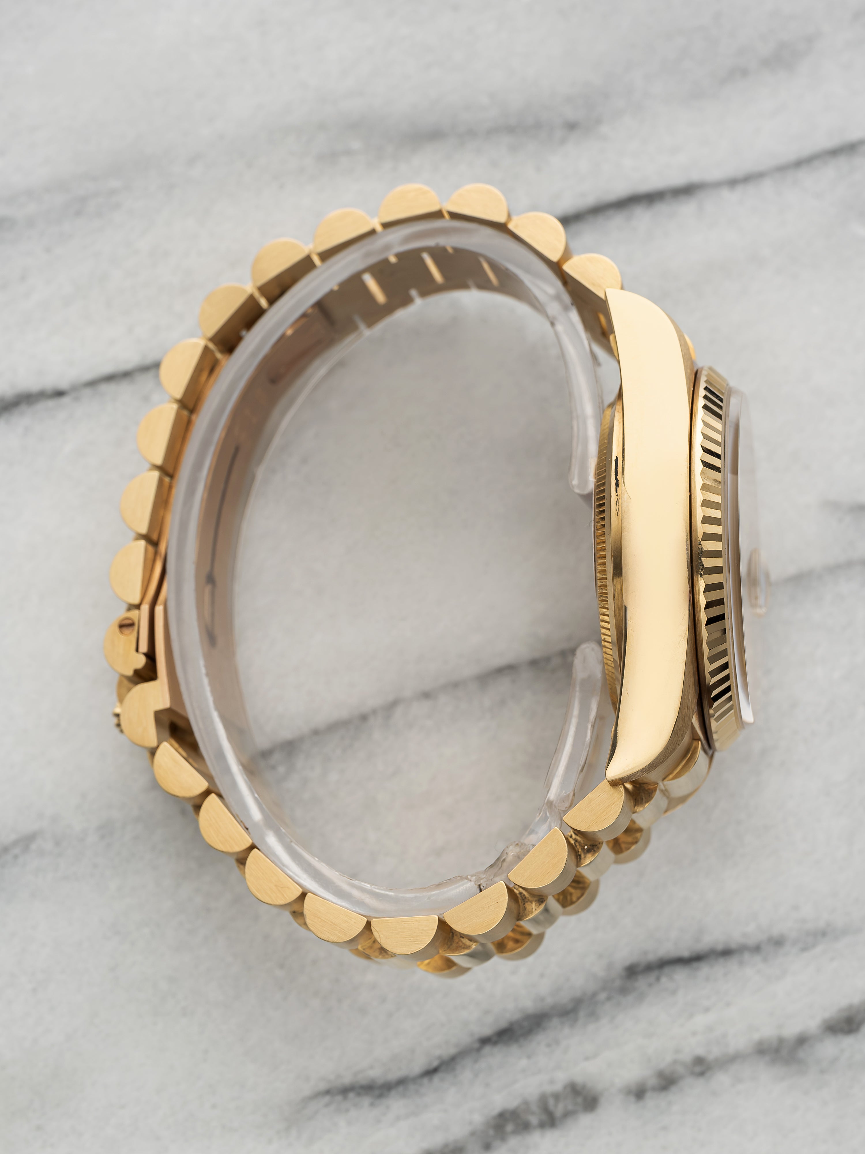 Rolex Daydate 18038 - Silver Dial.