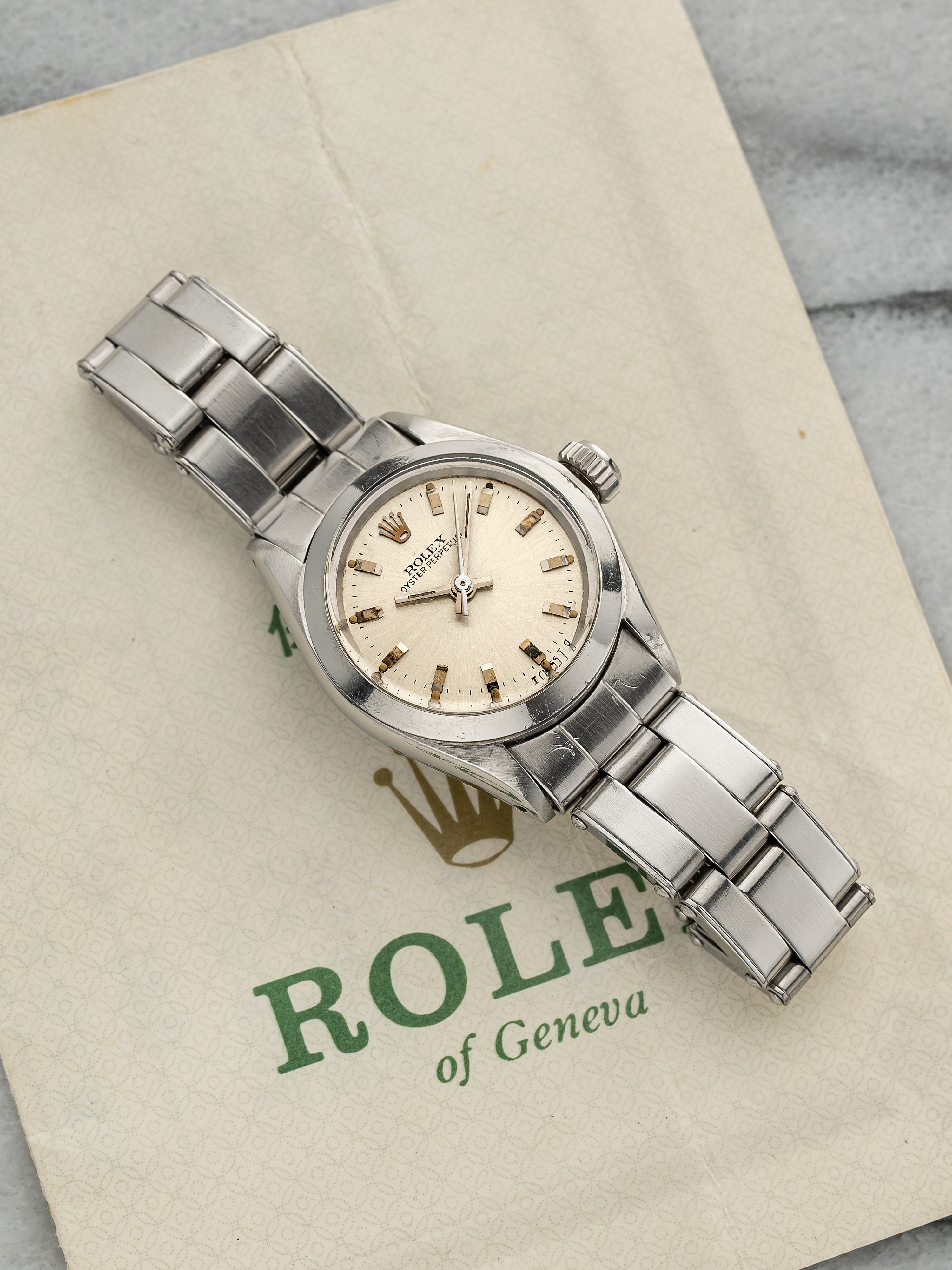 1973 Rolex Lady OP 6718 - Silver Dial