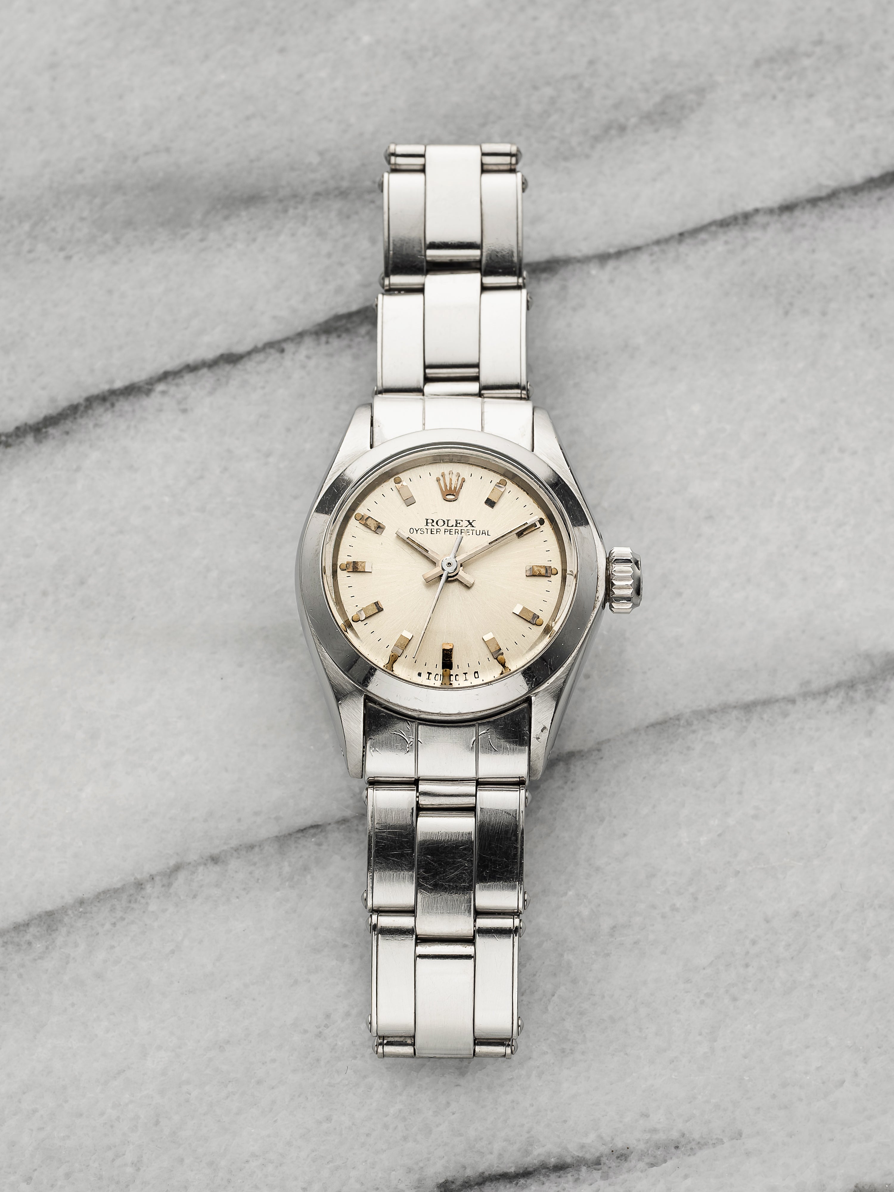 1973 Rolex Lady OP 6718 - Silver Dial