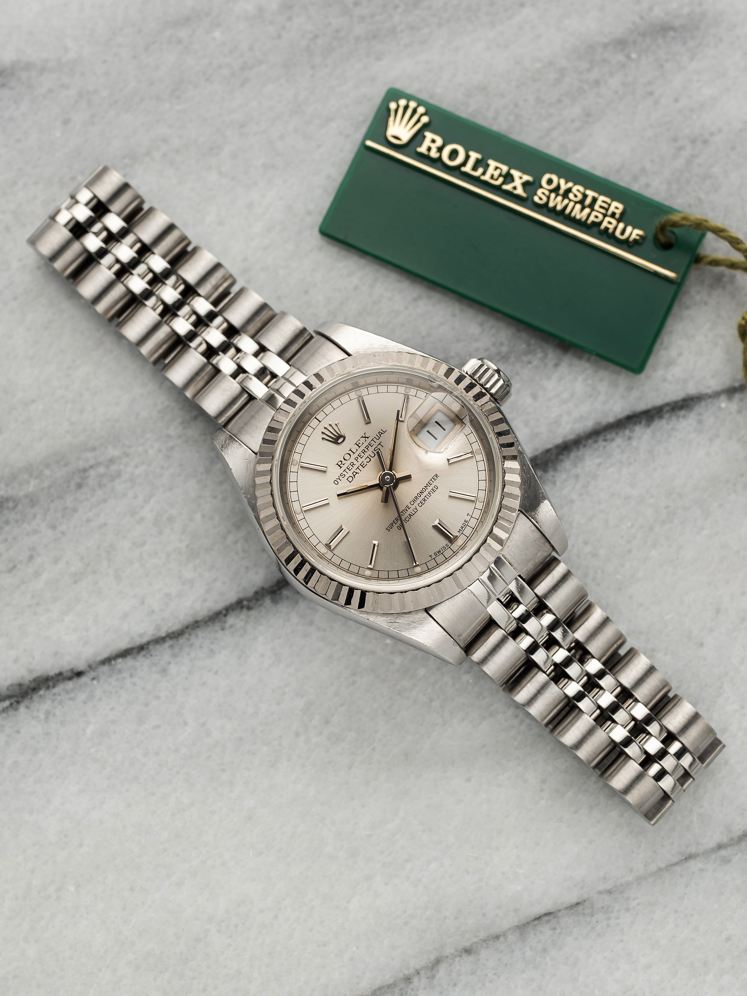 1991 Rolex Lady Datejust 69174 - Silver Dial