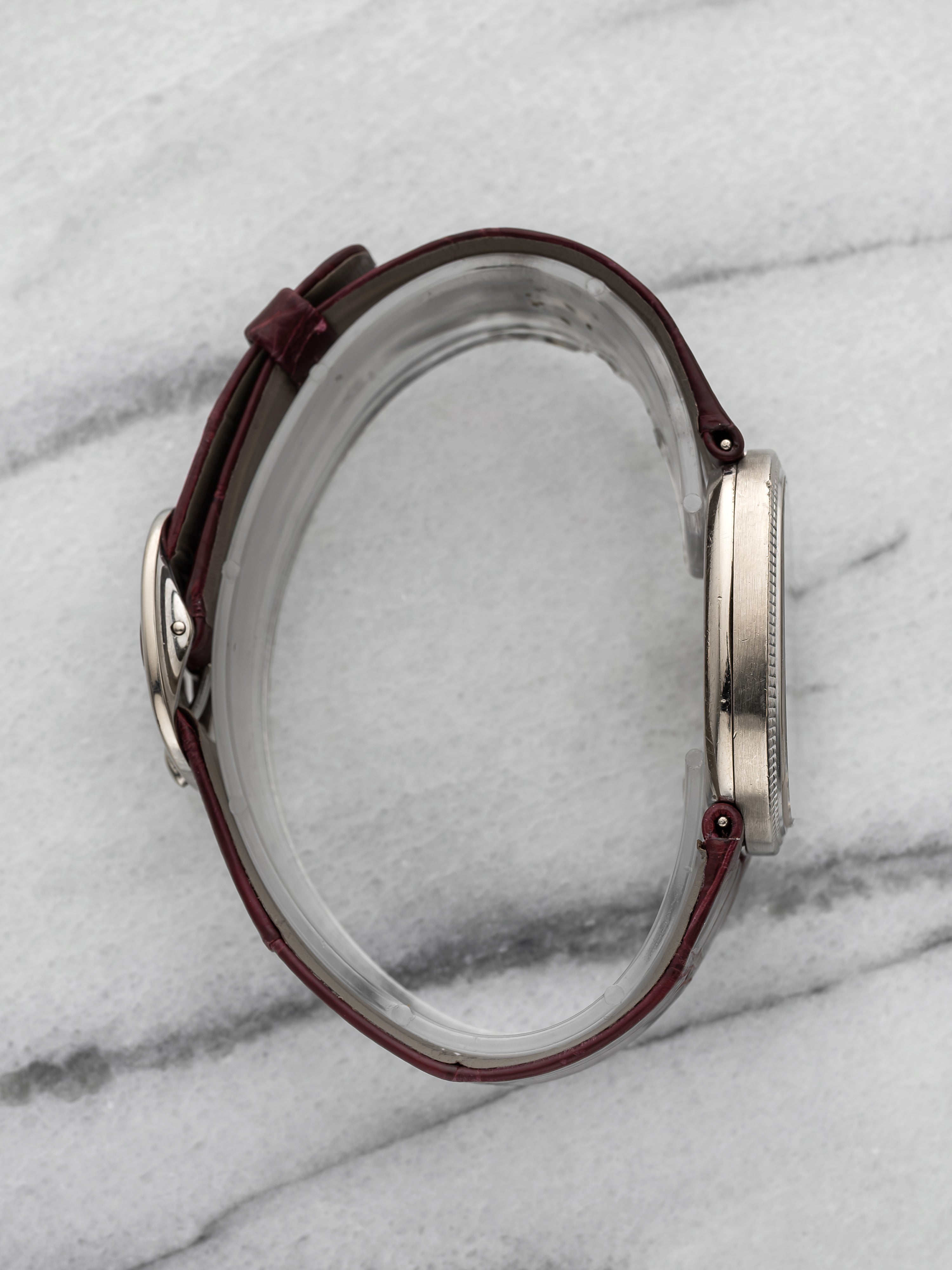 Patek Philippe Ellipse 3989 - 18K White Gold White Roman Dial