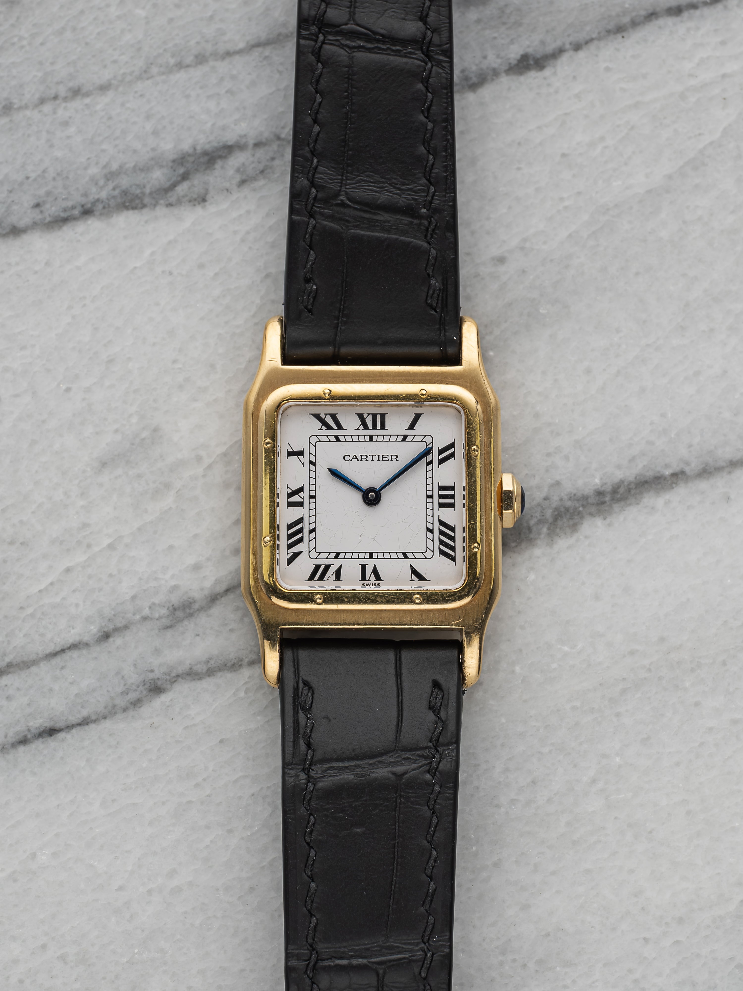 Cartier Santos Dumont - White Roman Dial