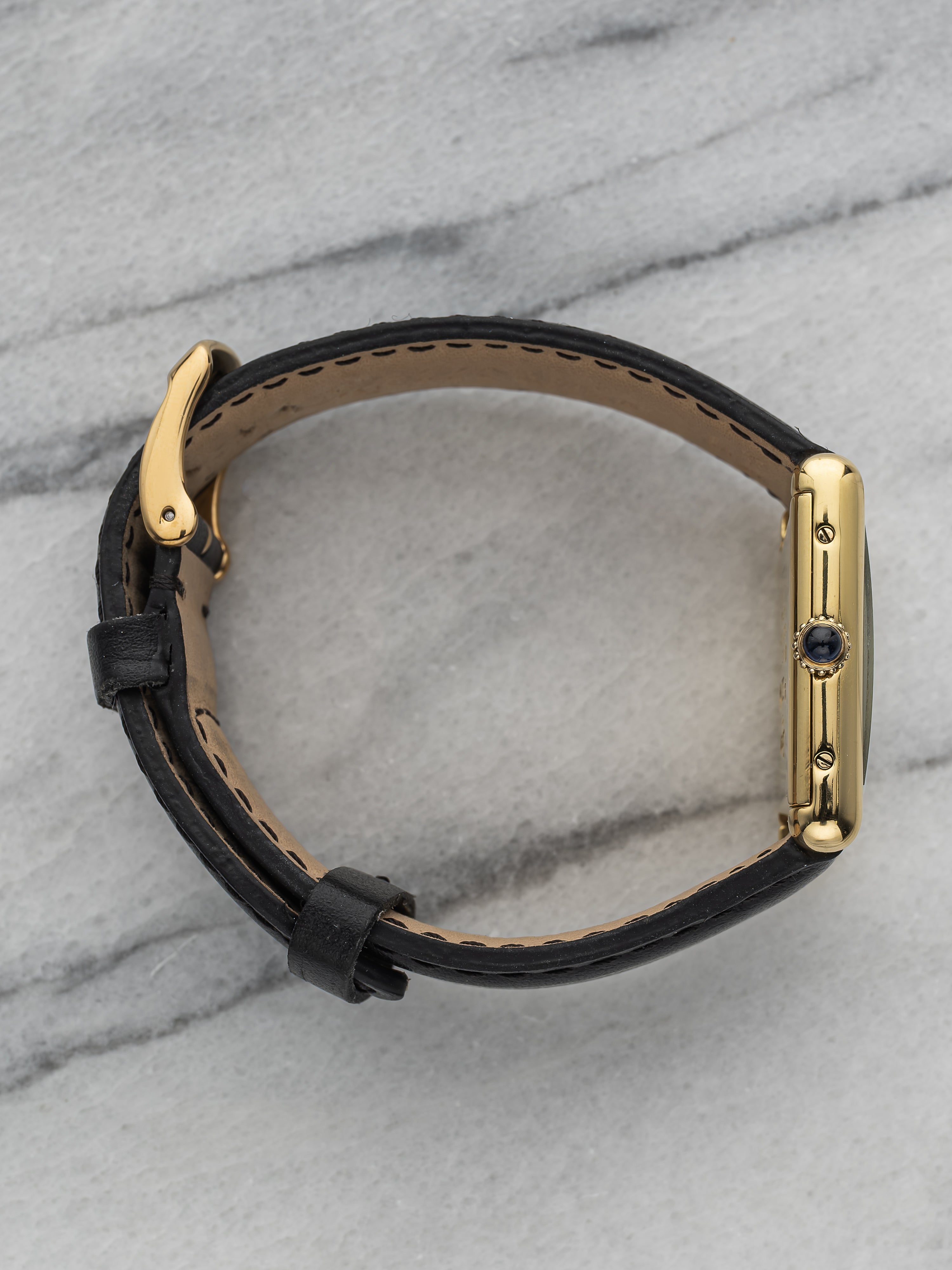 Cartier Tank – Black Roman Dial