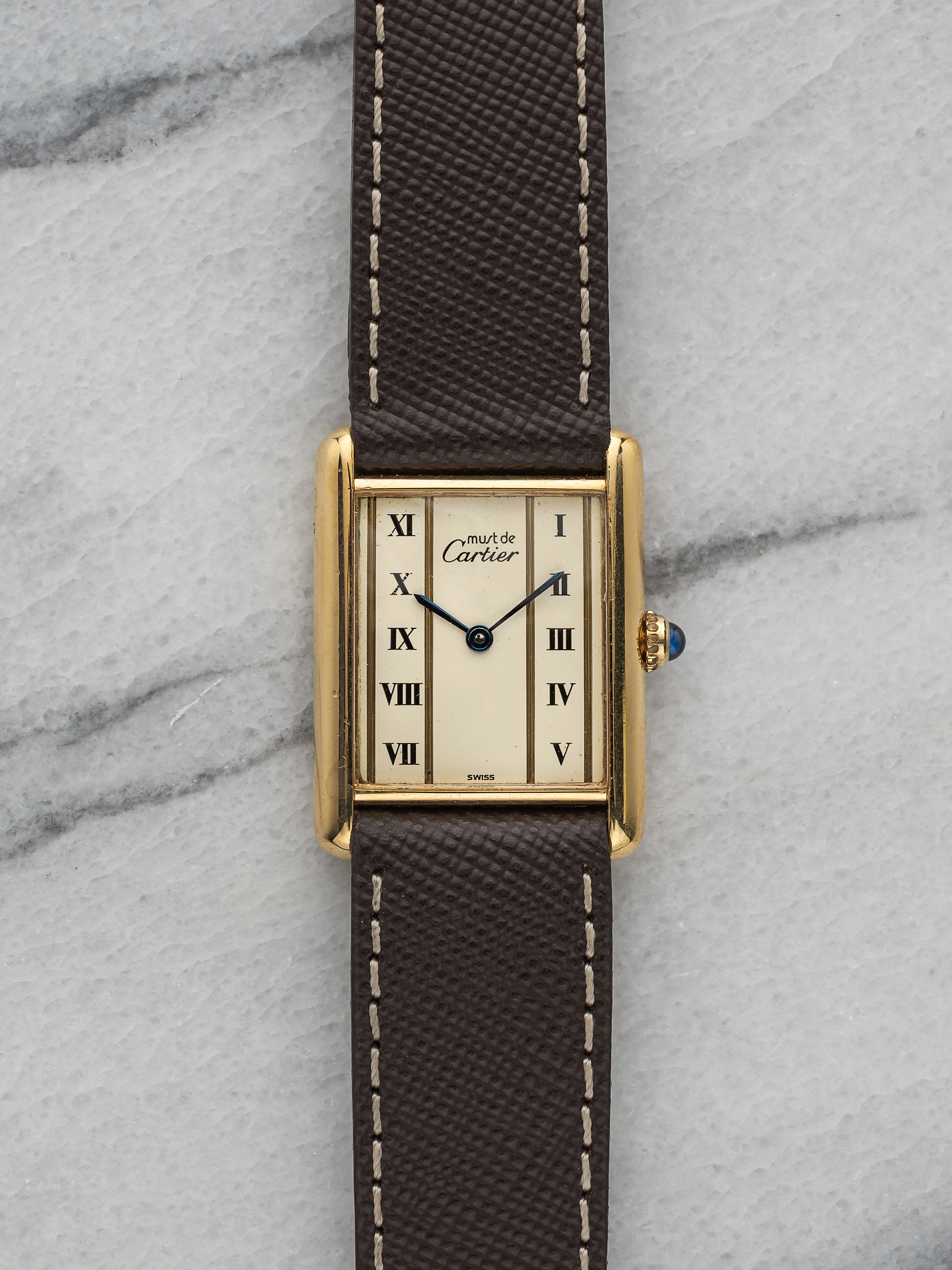 Cartier Tank – White Roman Dial
