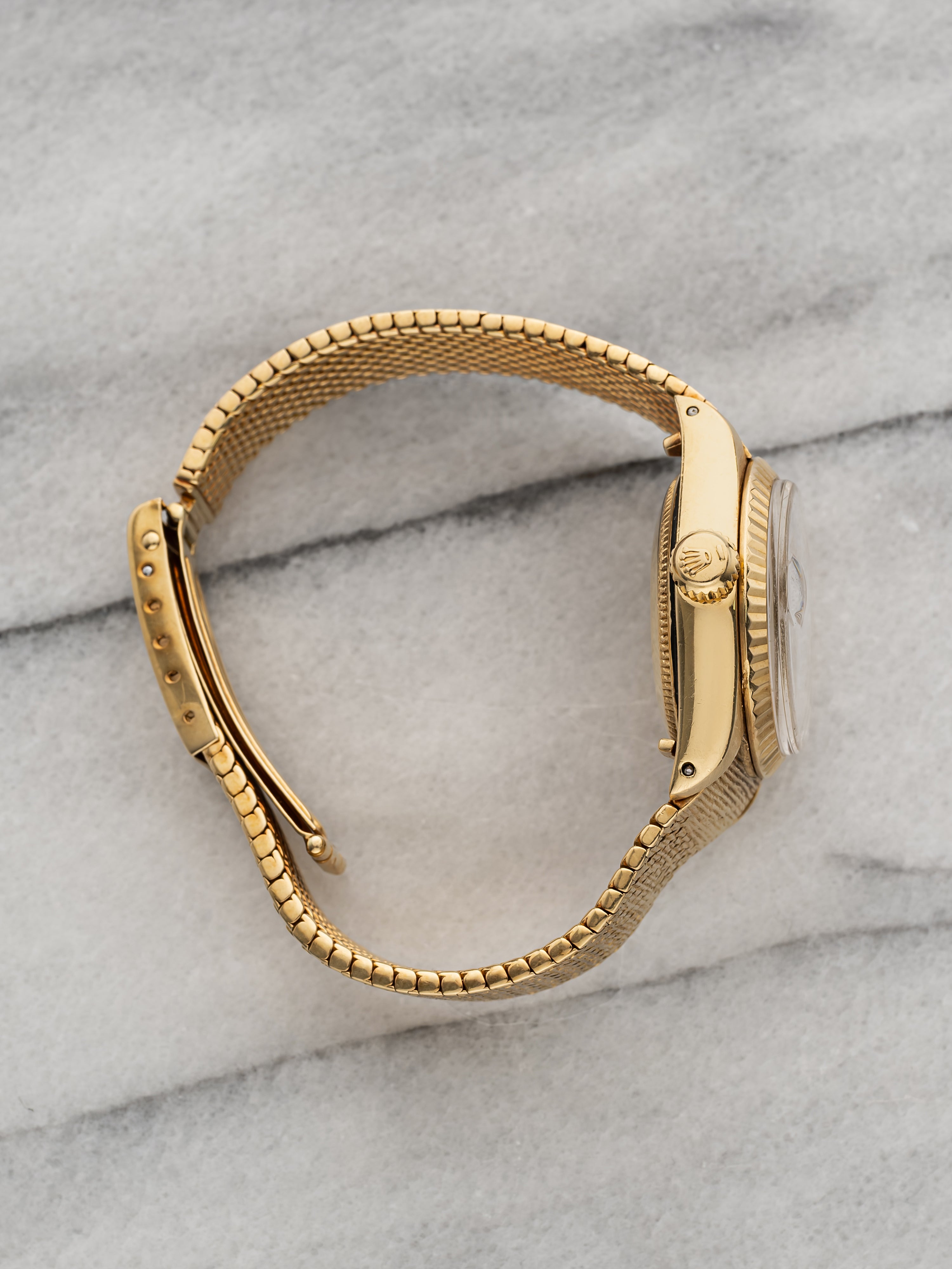 1965 Ladies Rolex DateJust 6917 - Integrated Havanna Buckley Dial