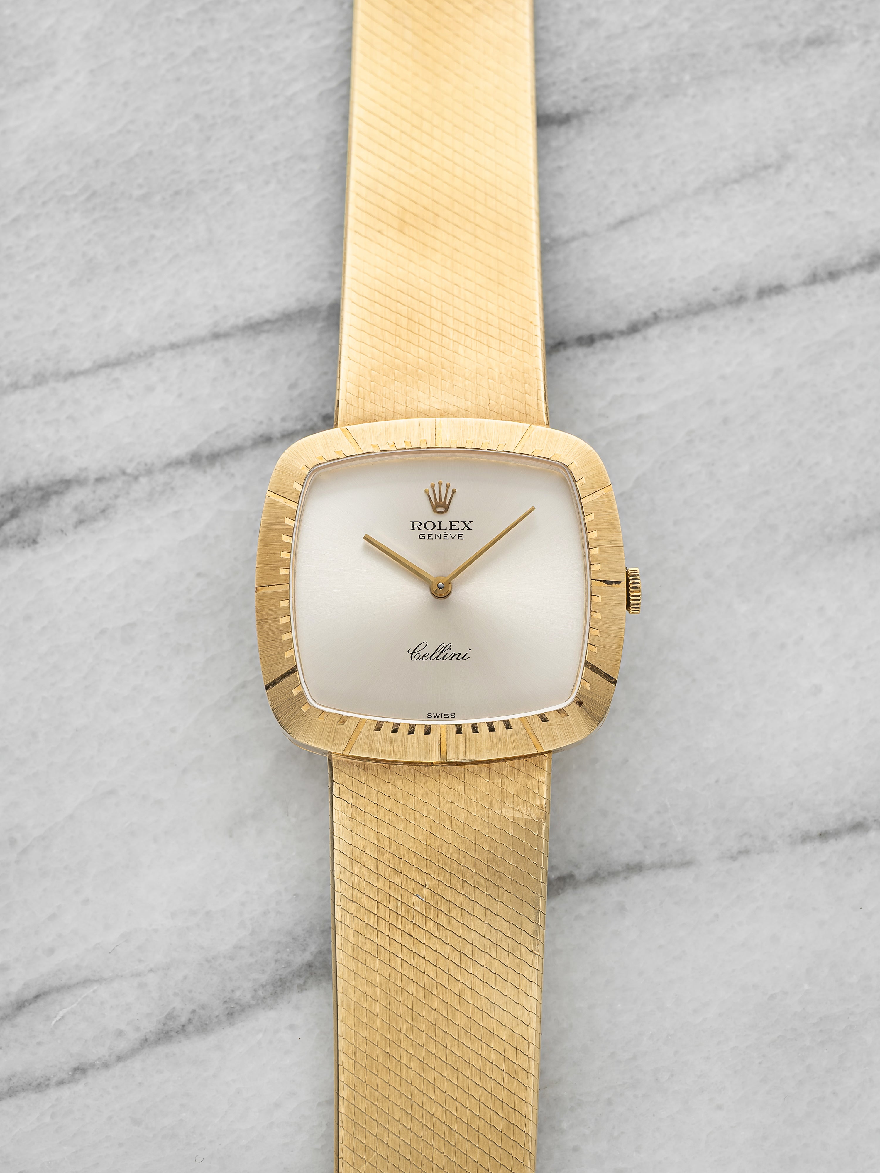 Rolex Cellini 4320 - 18K Yellow Gold, Silver Dial