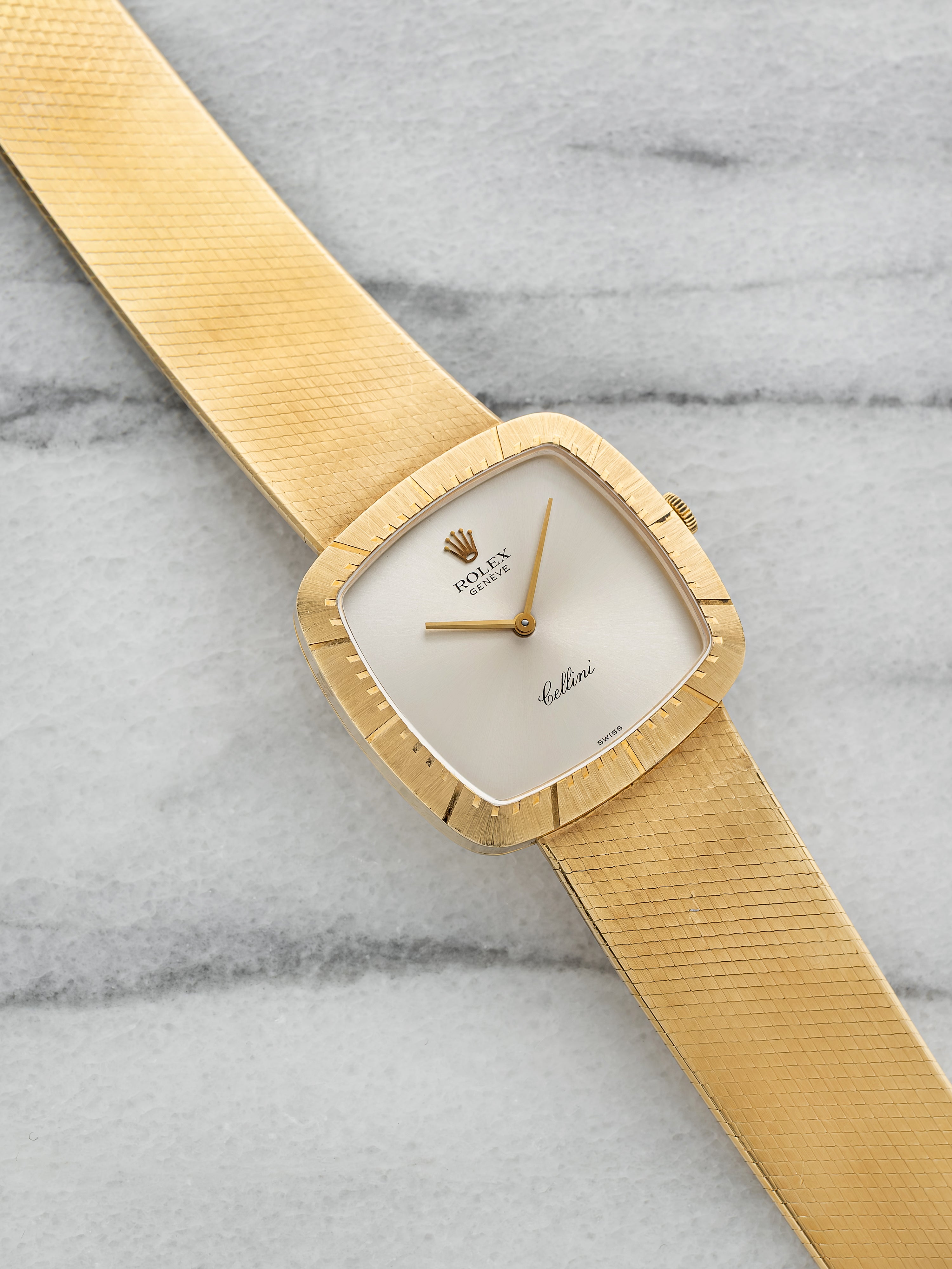 Rolex Cellini 4320 - 18K Yellow Gold, Silver Dial