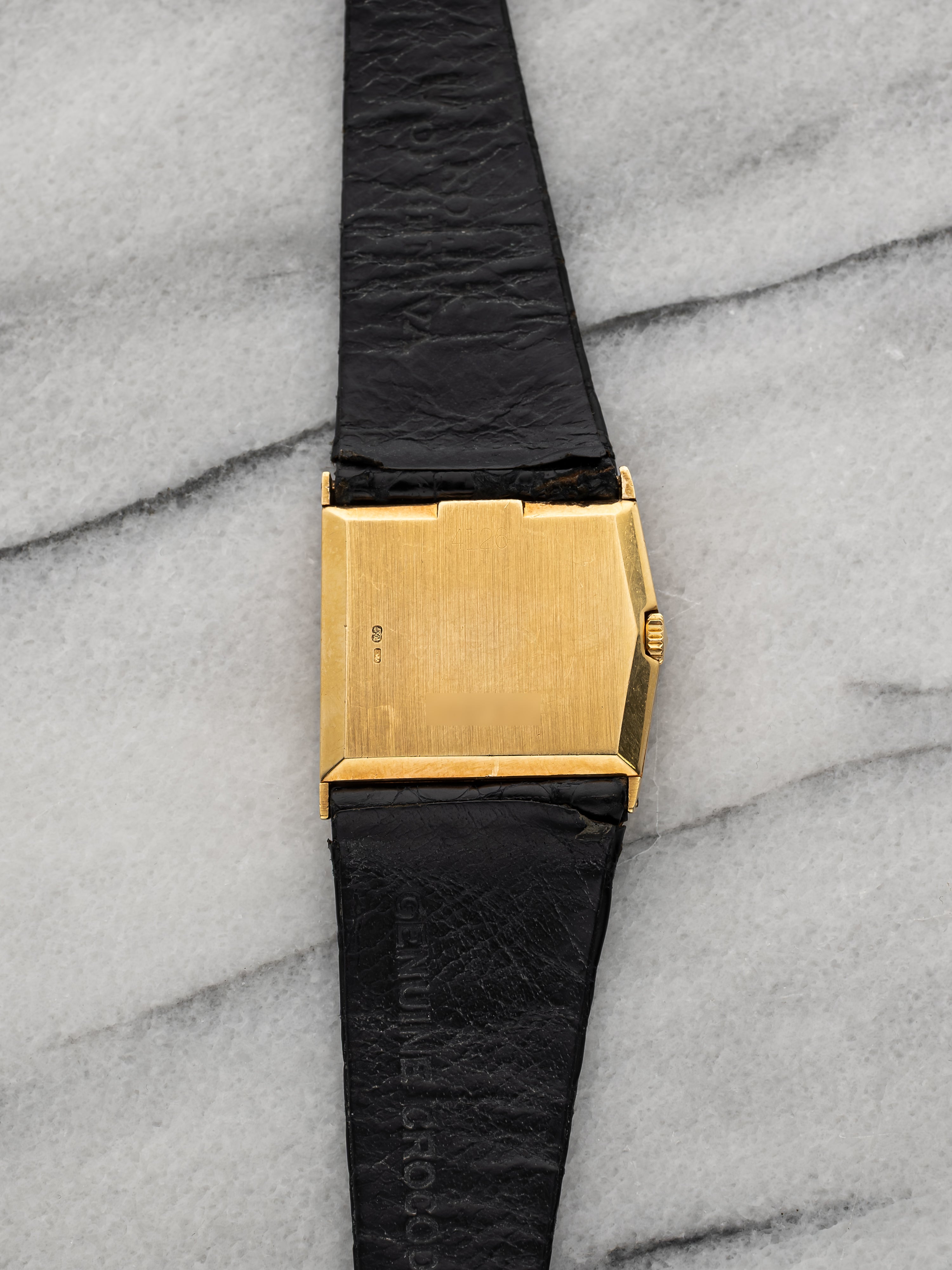 1976 Rolex Cellini Asymmetric 4126 - Hobnail Bezel Wood Dial