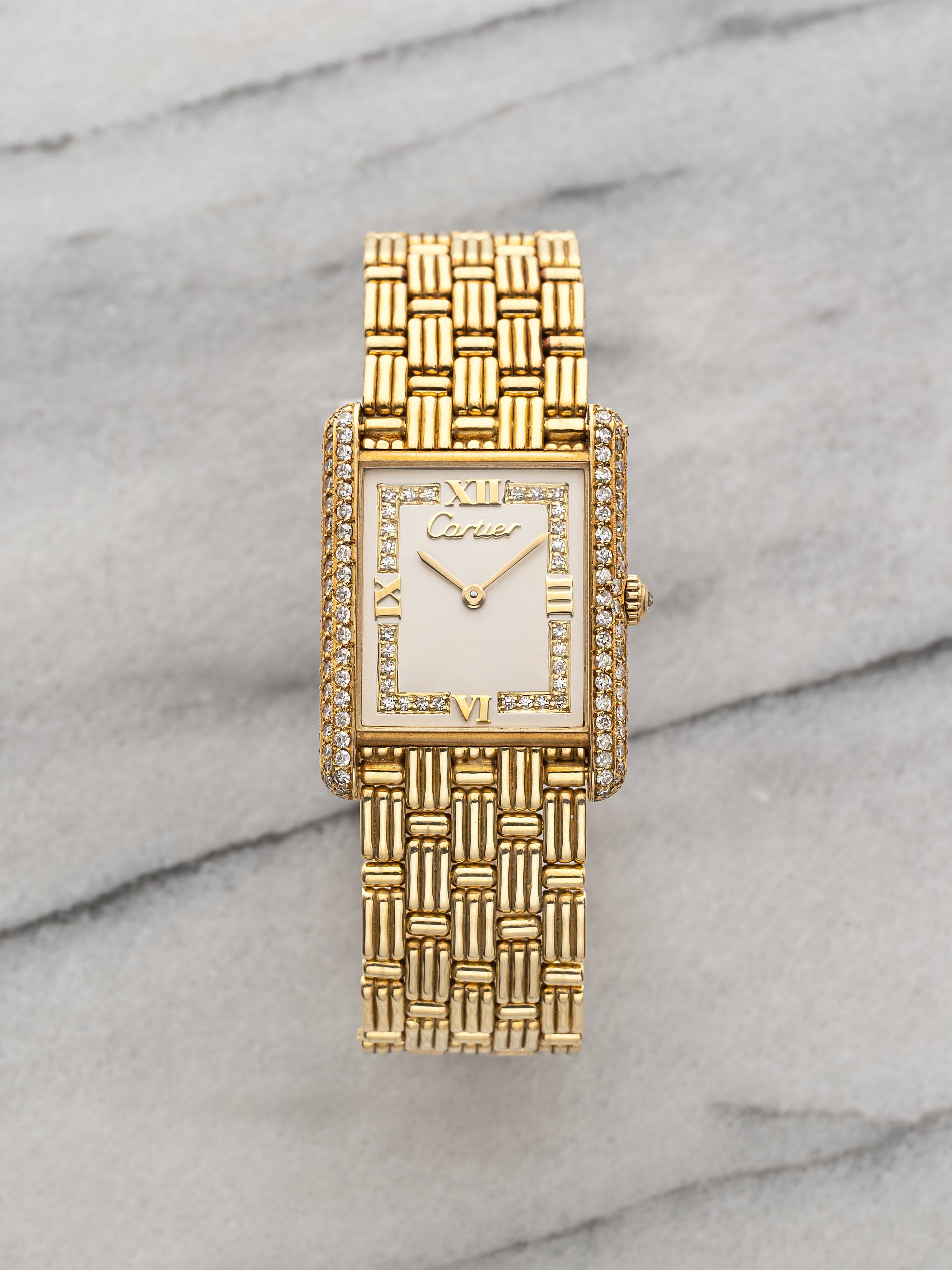 Cartier Cartier Tank Louis - Diamond Bezel and Dial