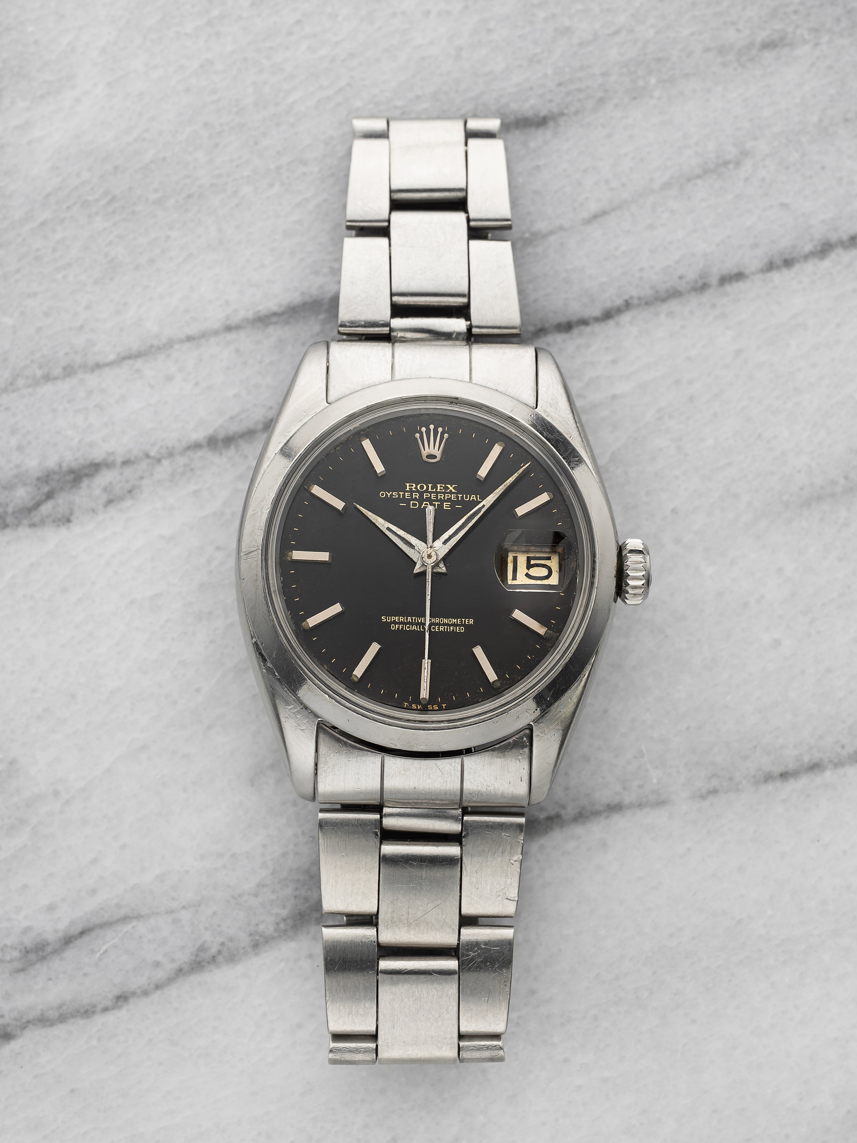 Rolex Oyster Perpetual Date 1500 - Gilt Dial