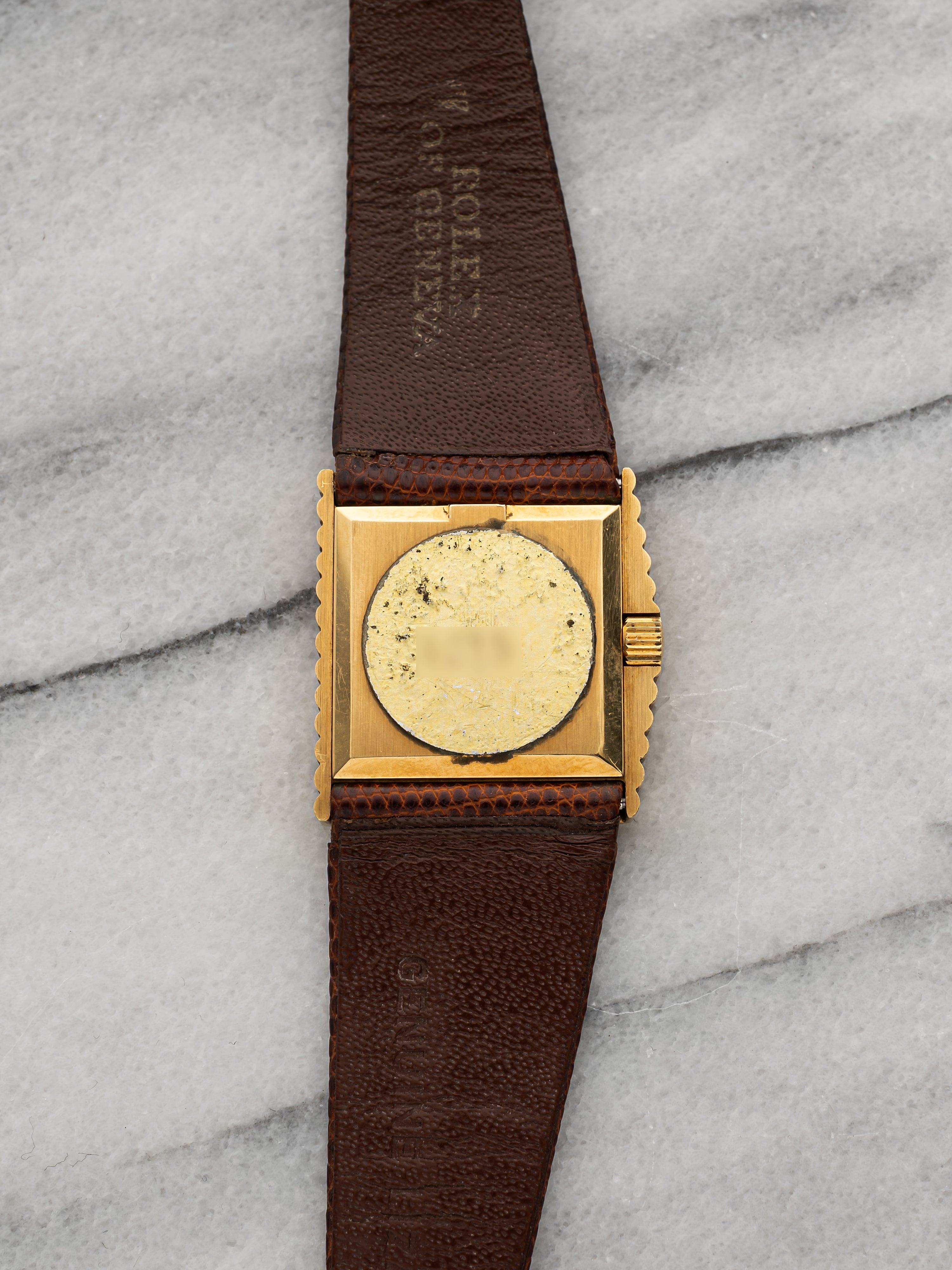 Rolex Cellini Asymmetric 4015 - Ribbed Bezel, Pink Mirror Dial