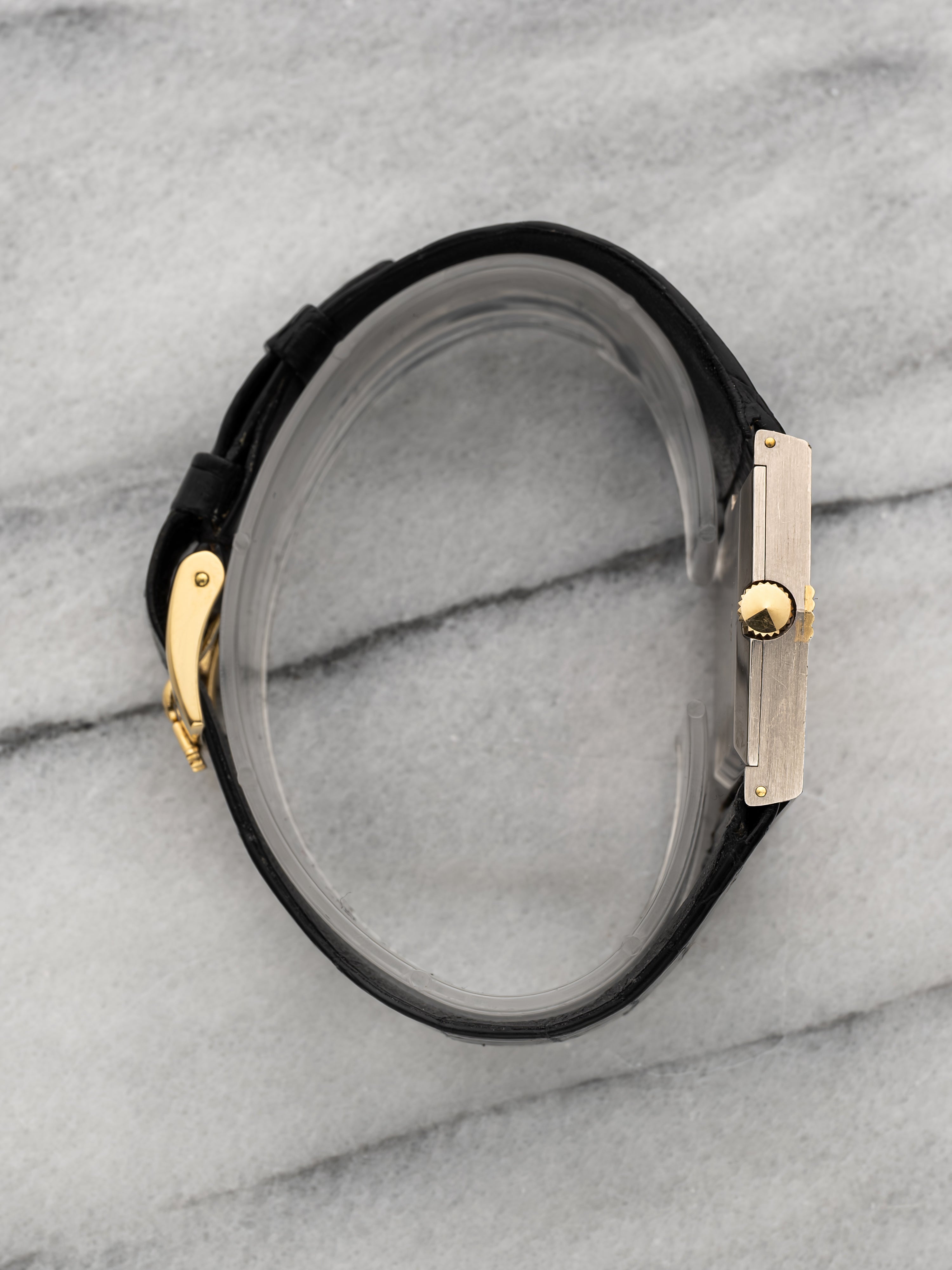 1982 Rolex Cellini 4126 - Asymmetric Diamond Bezel Silver Dial