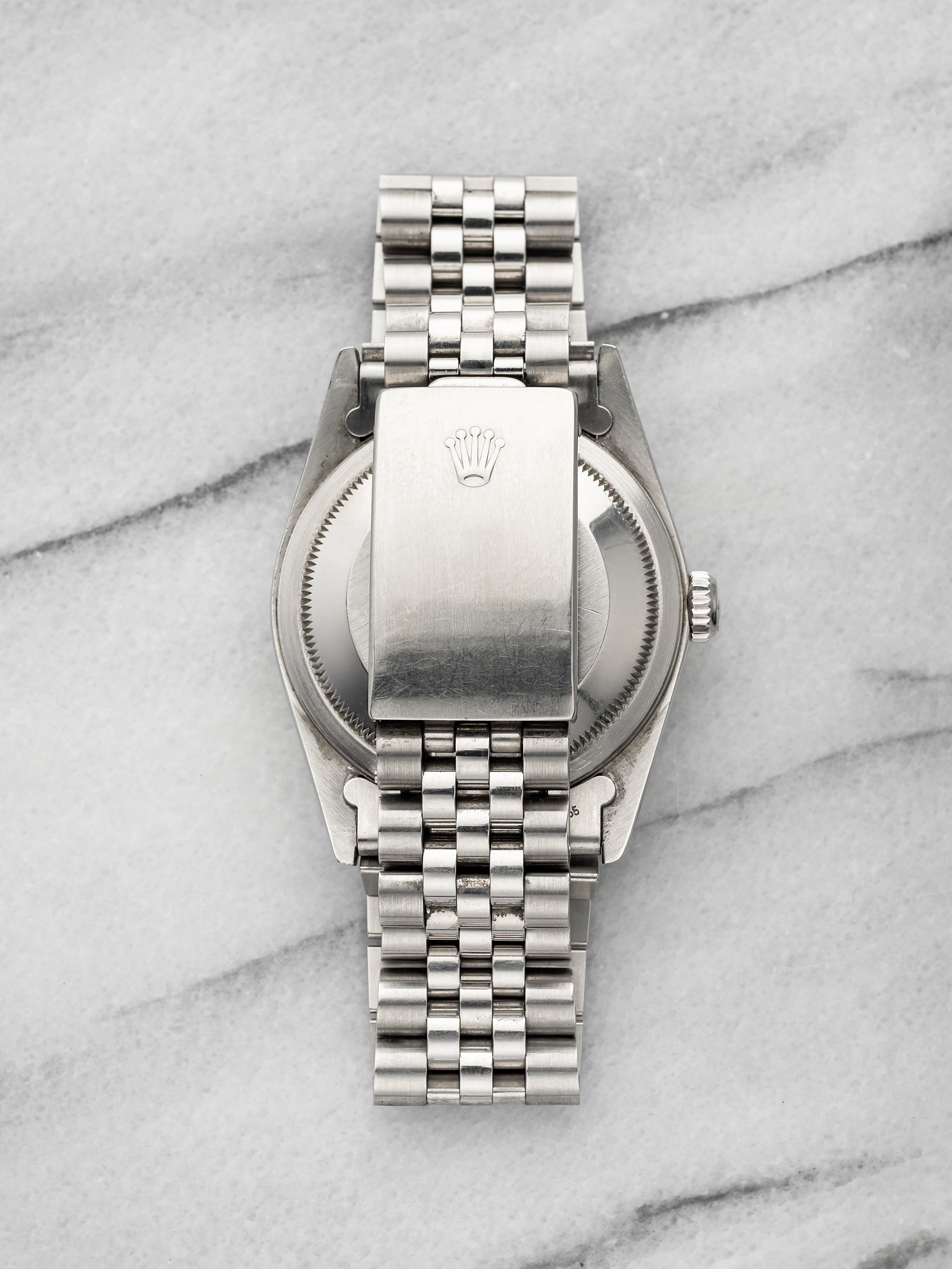 Vintage 1990 Rolex Datejust 16234 Steel 18K WG Bezel Diamond Indices Auto 36mm