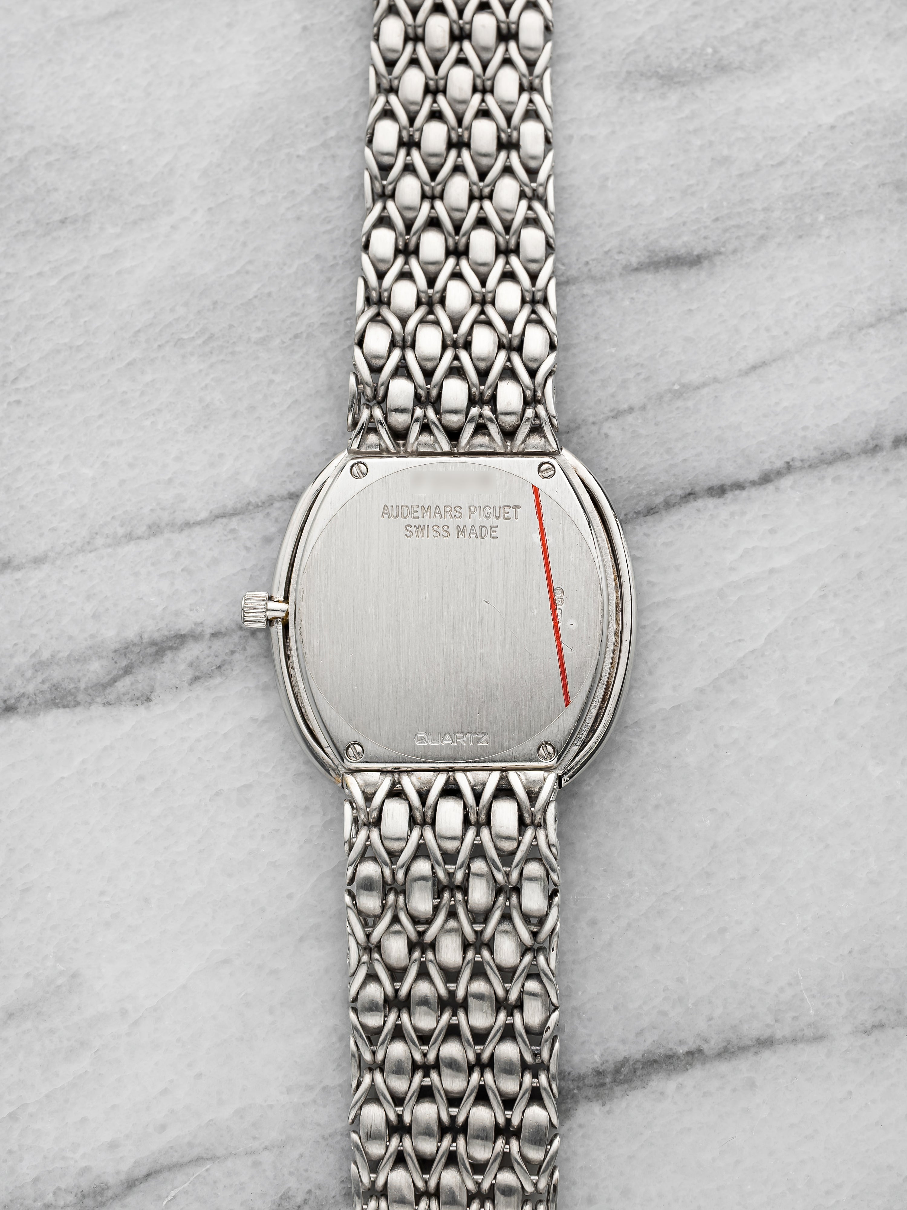 Audemars Piguet Feather - 18K White Gold Pave & Sapphire Dial