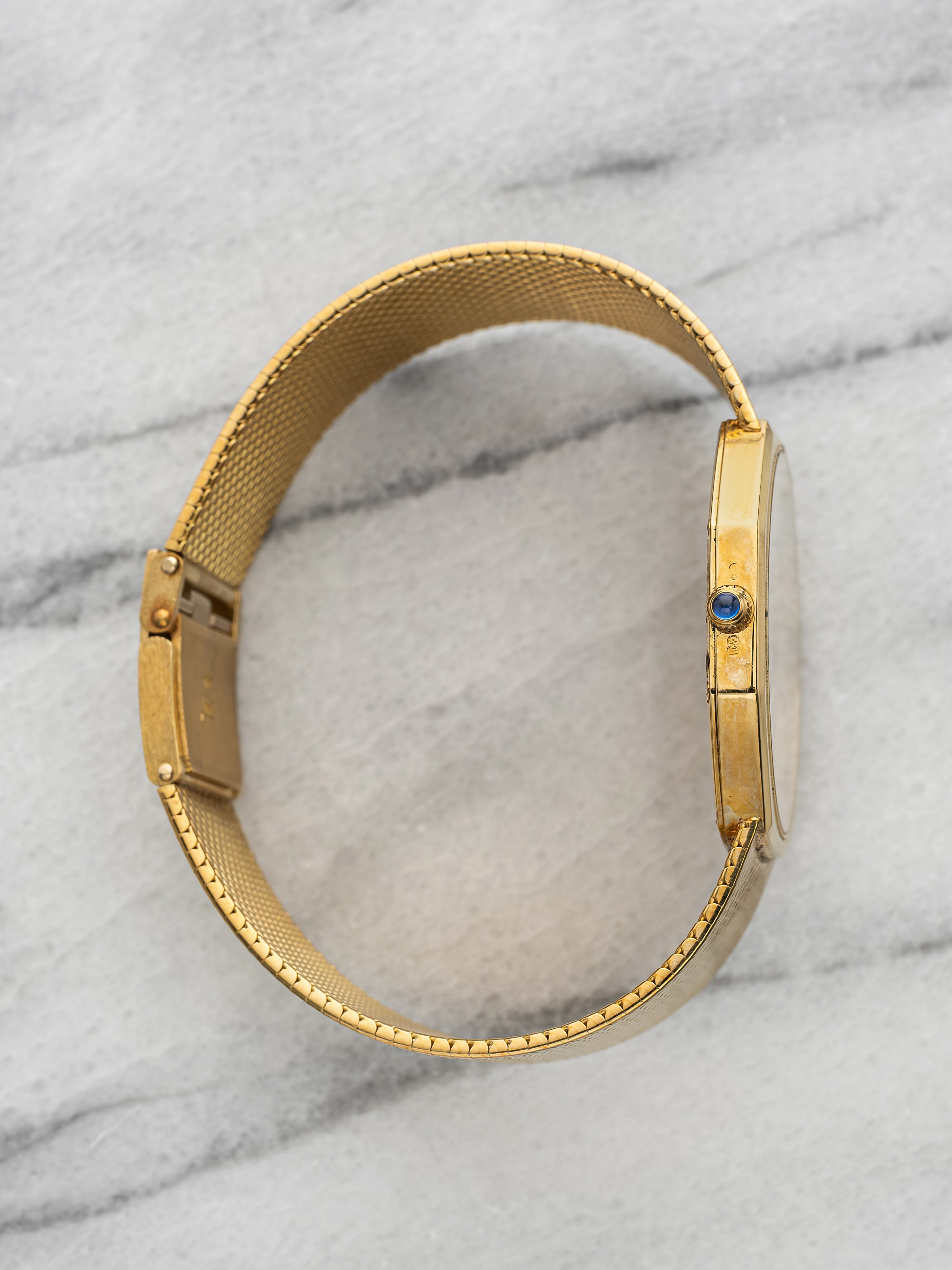 Vintage 1980s Concord Mariner 5081113 18K Yellow Gold Quartz 33 mm