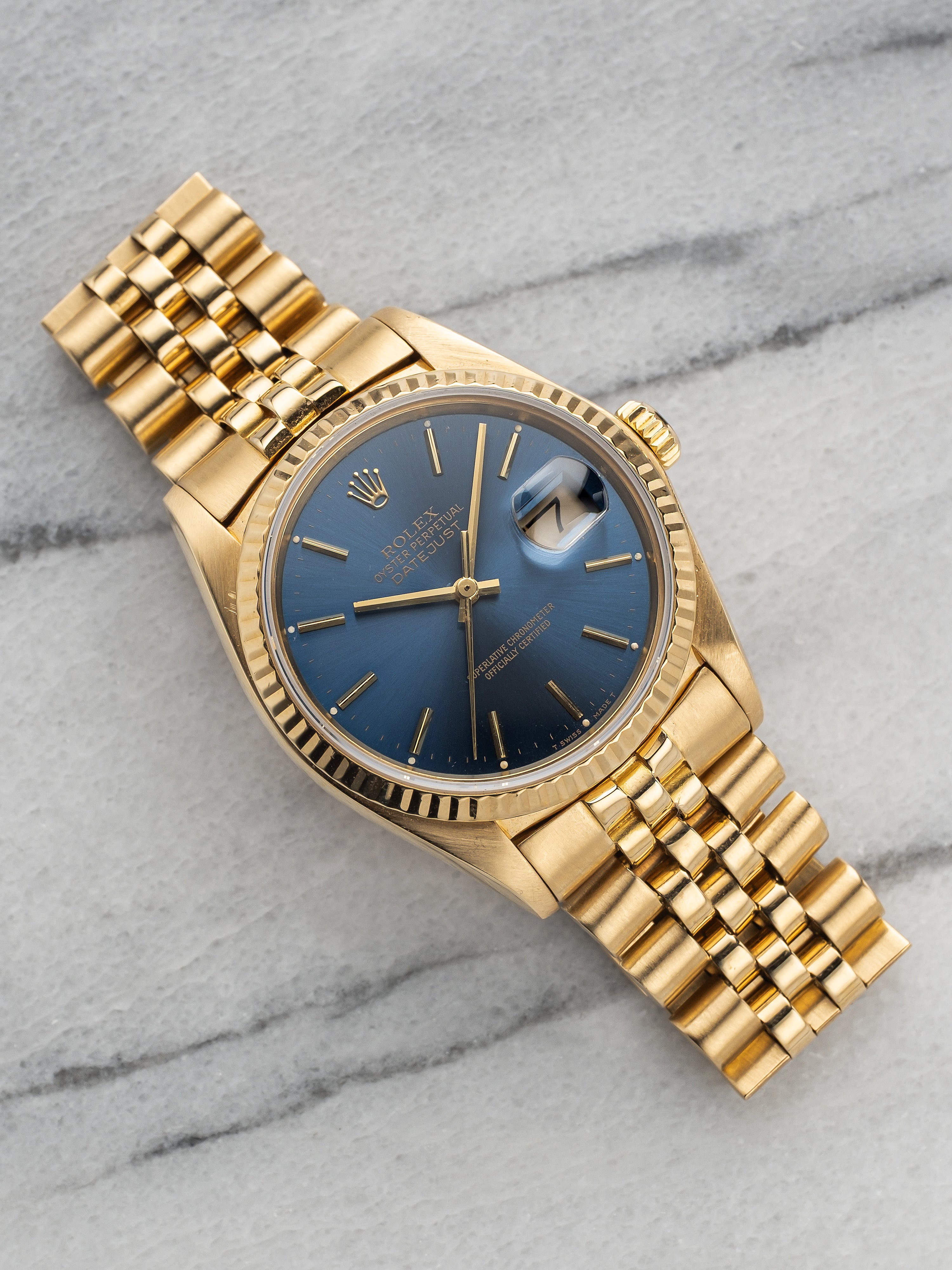 Rolex Datejust 16238 - Blue Dial