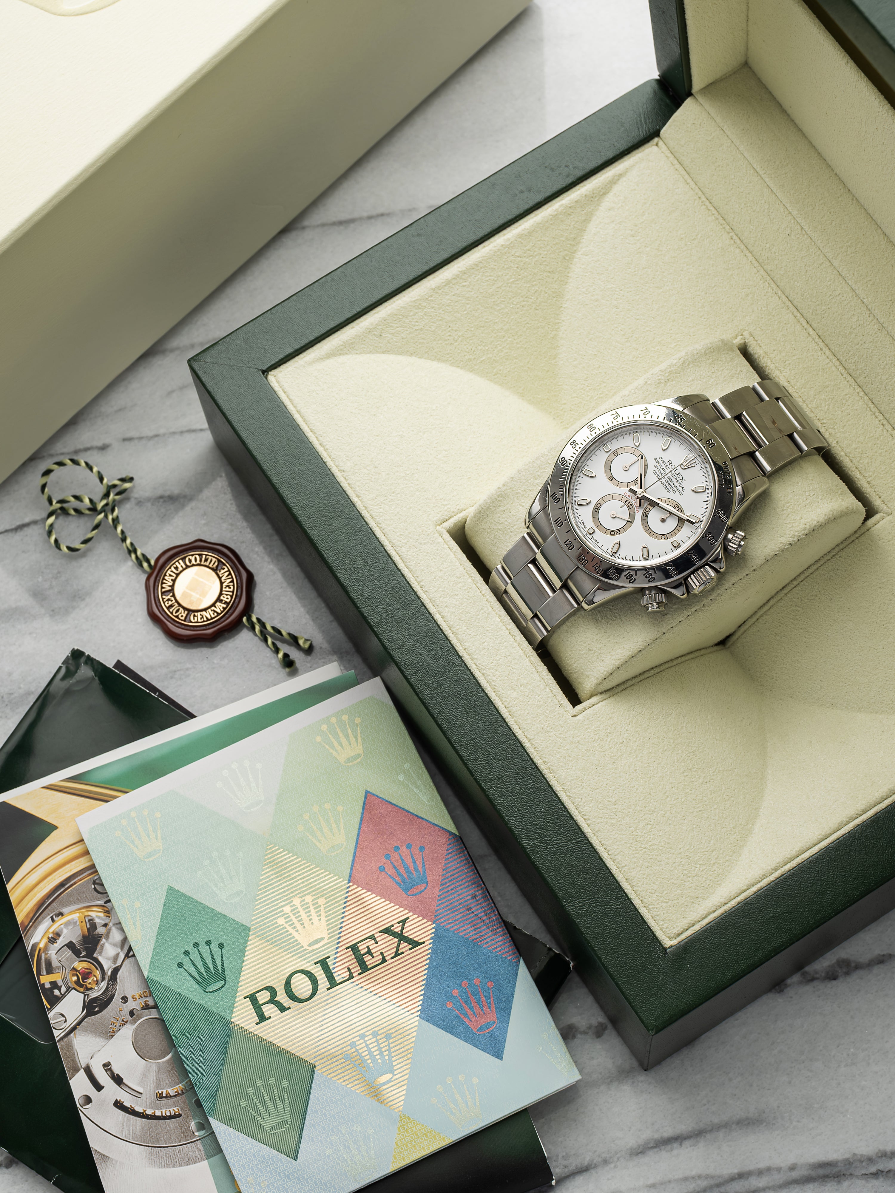 2006 Rolex Daytona 116520 Stainless Steel White Dial Automatic 40mm