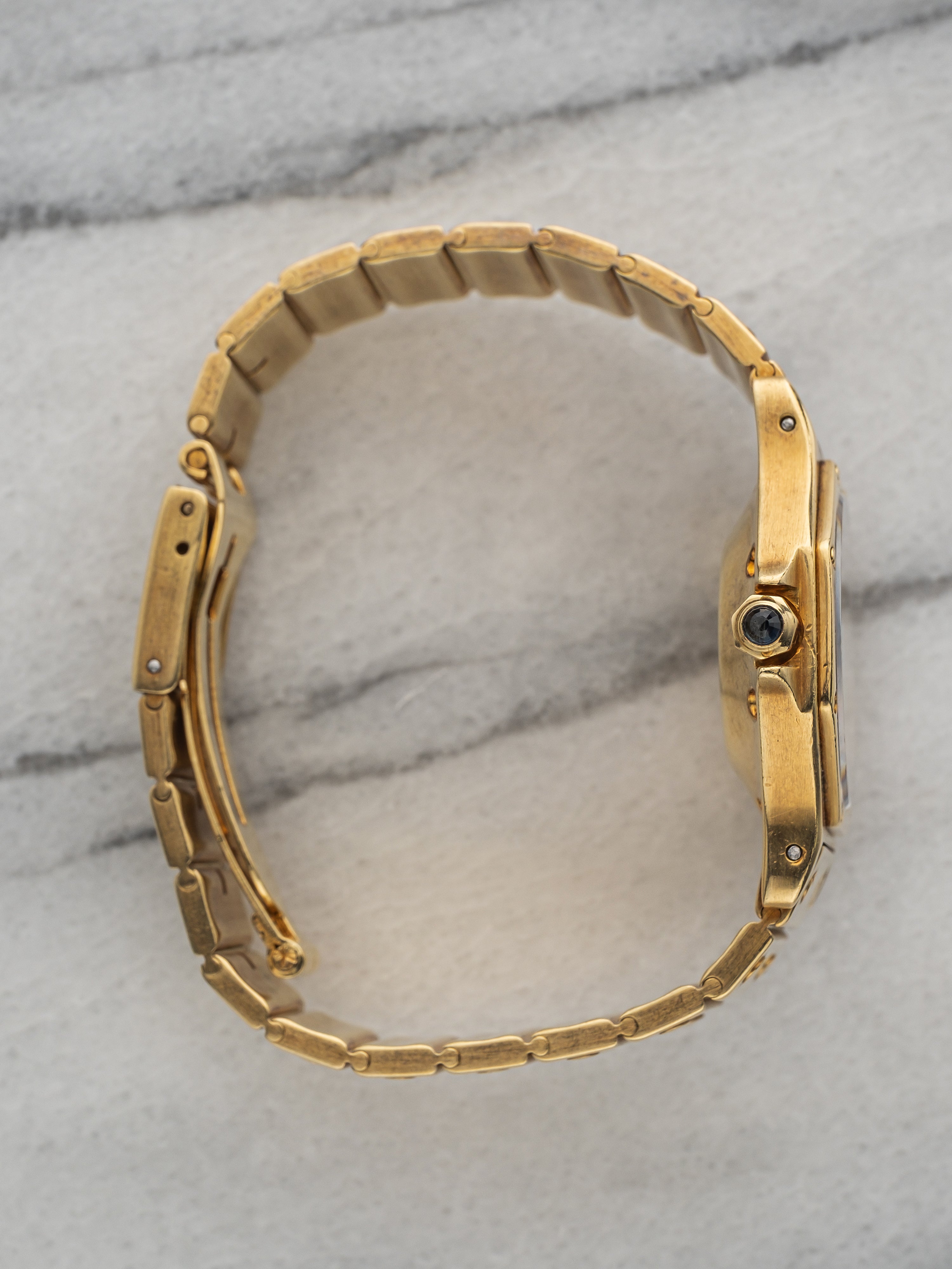 Cartier Santos Octagon - White Roman Dial