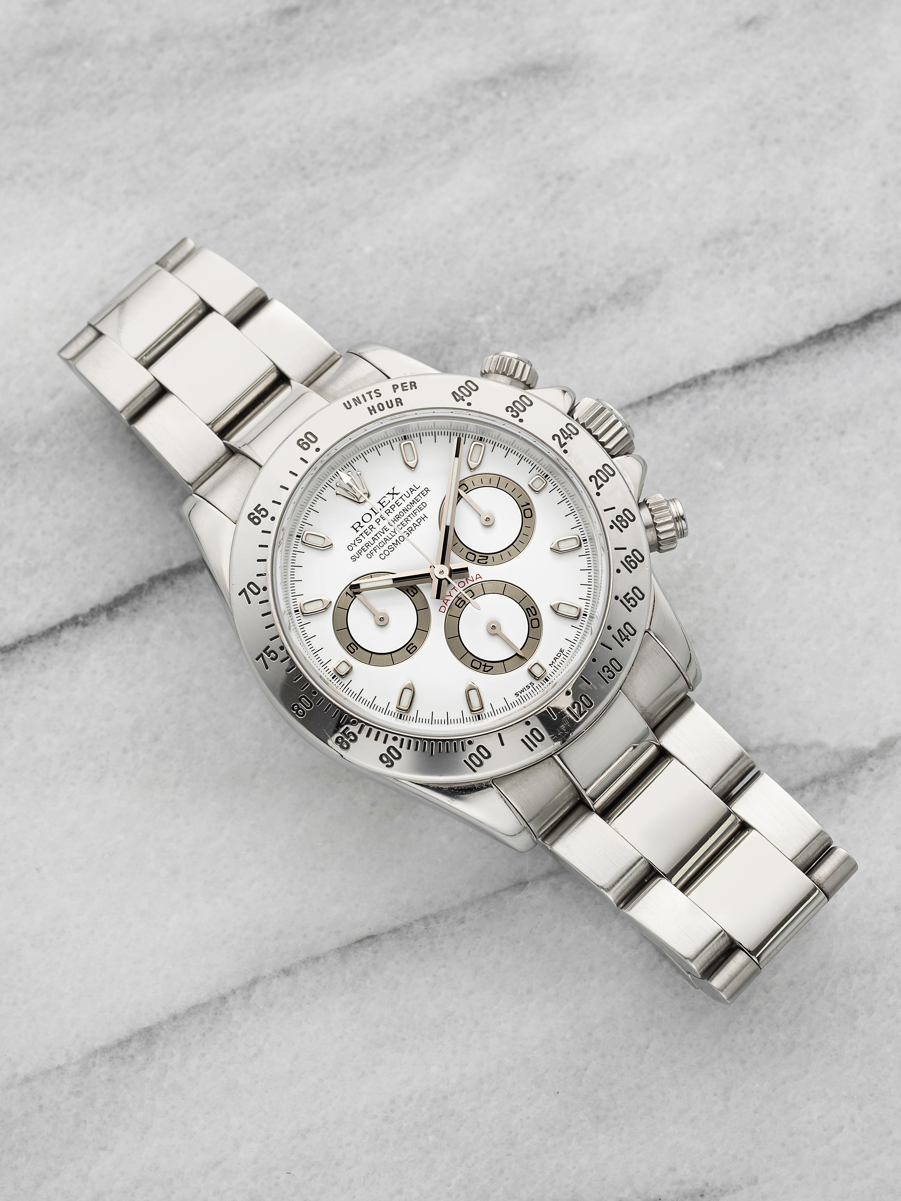 2006 Rolex Daytona 116520 Stainless Steel White Dial Automatic 40mm