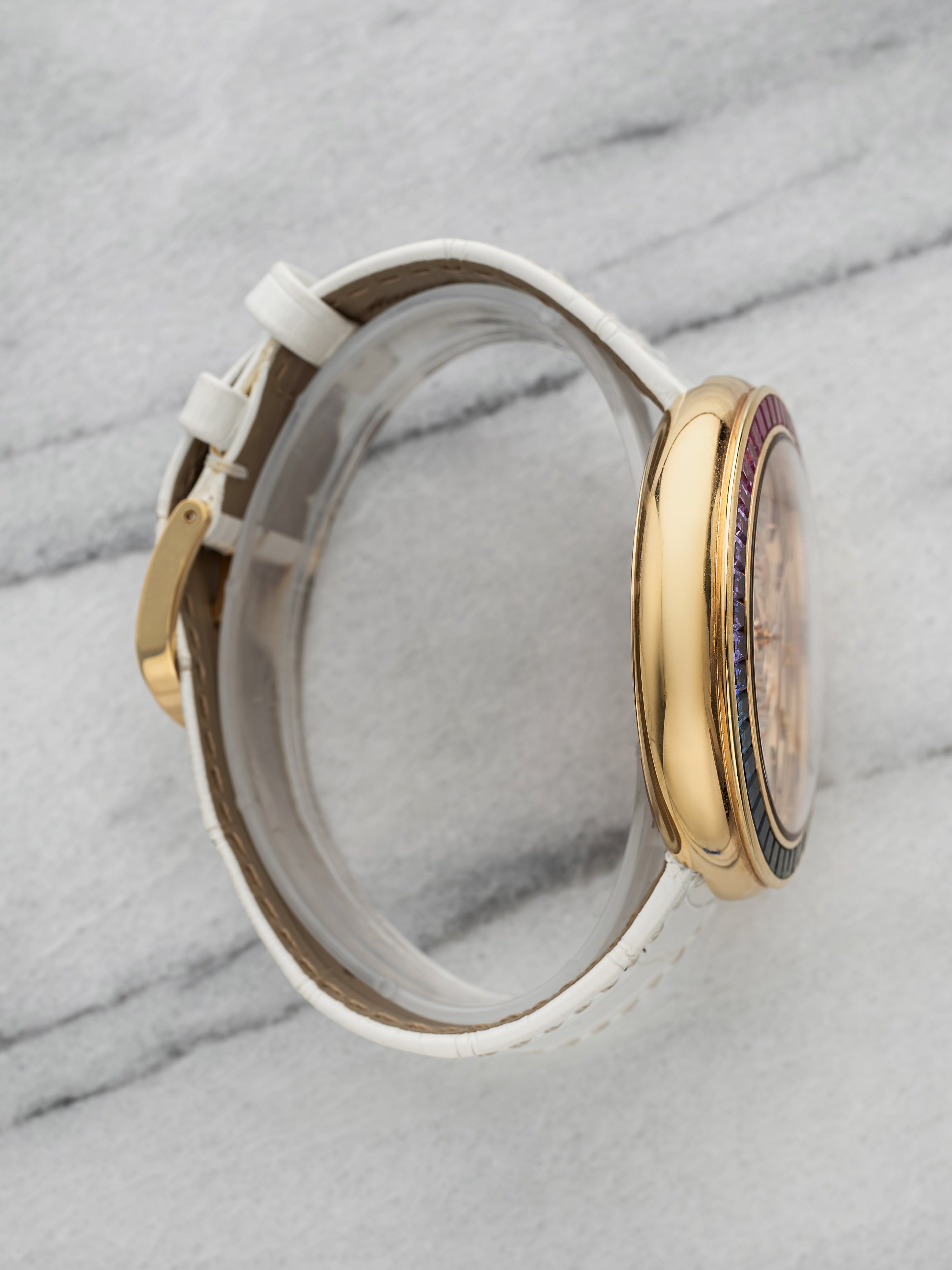 2017 Jacob & Co Brilliant Rainbow - Rose Gold Rainbow Sapphire