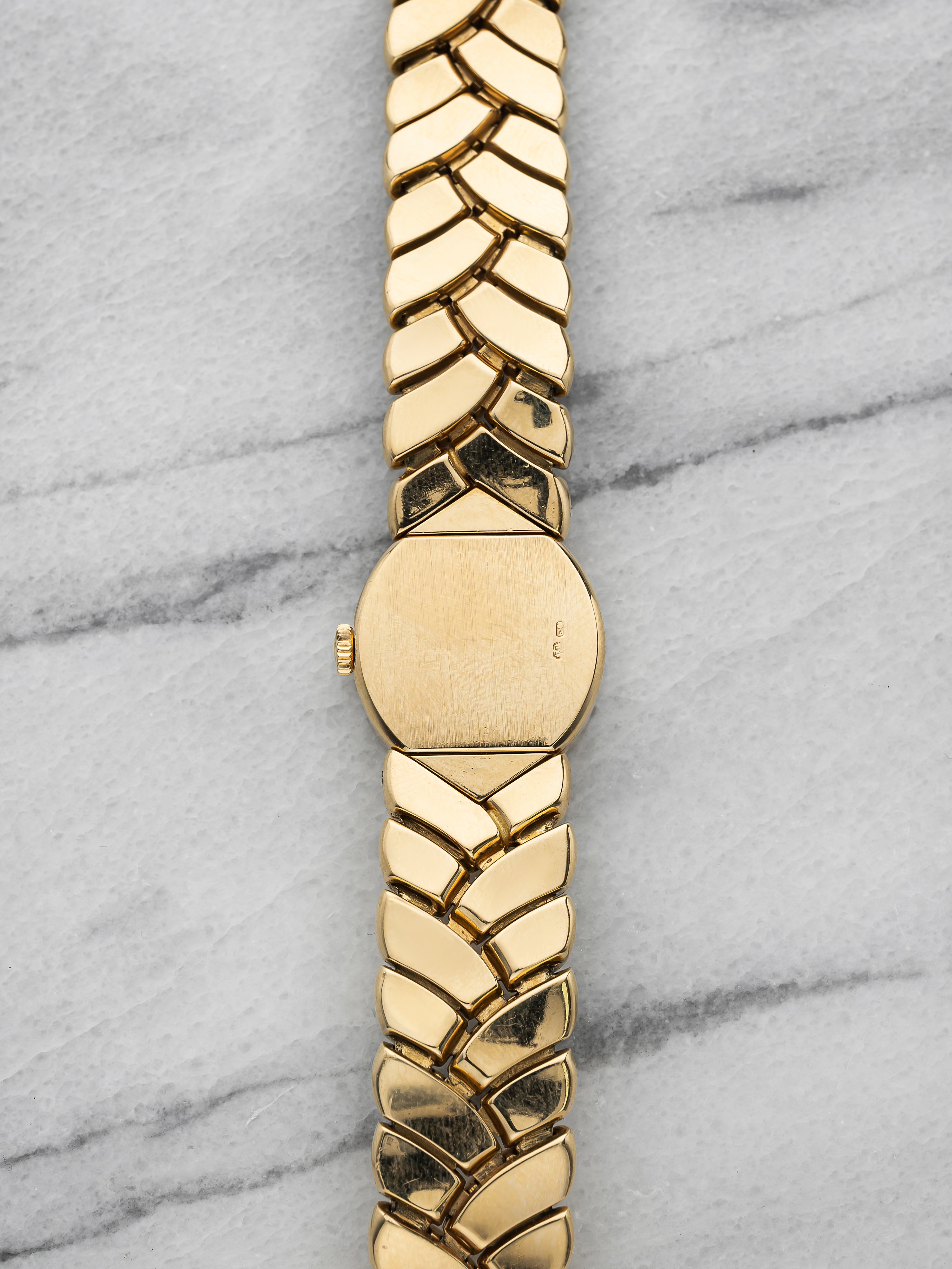 1990 Rolex Cellini 2722 - 18K Yellow Gold, Pavé Diamond Dial